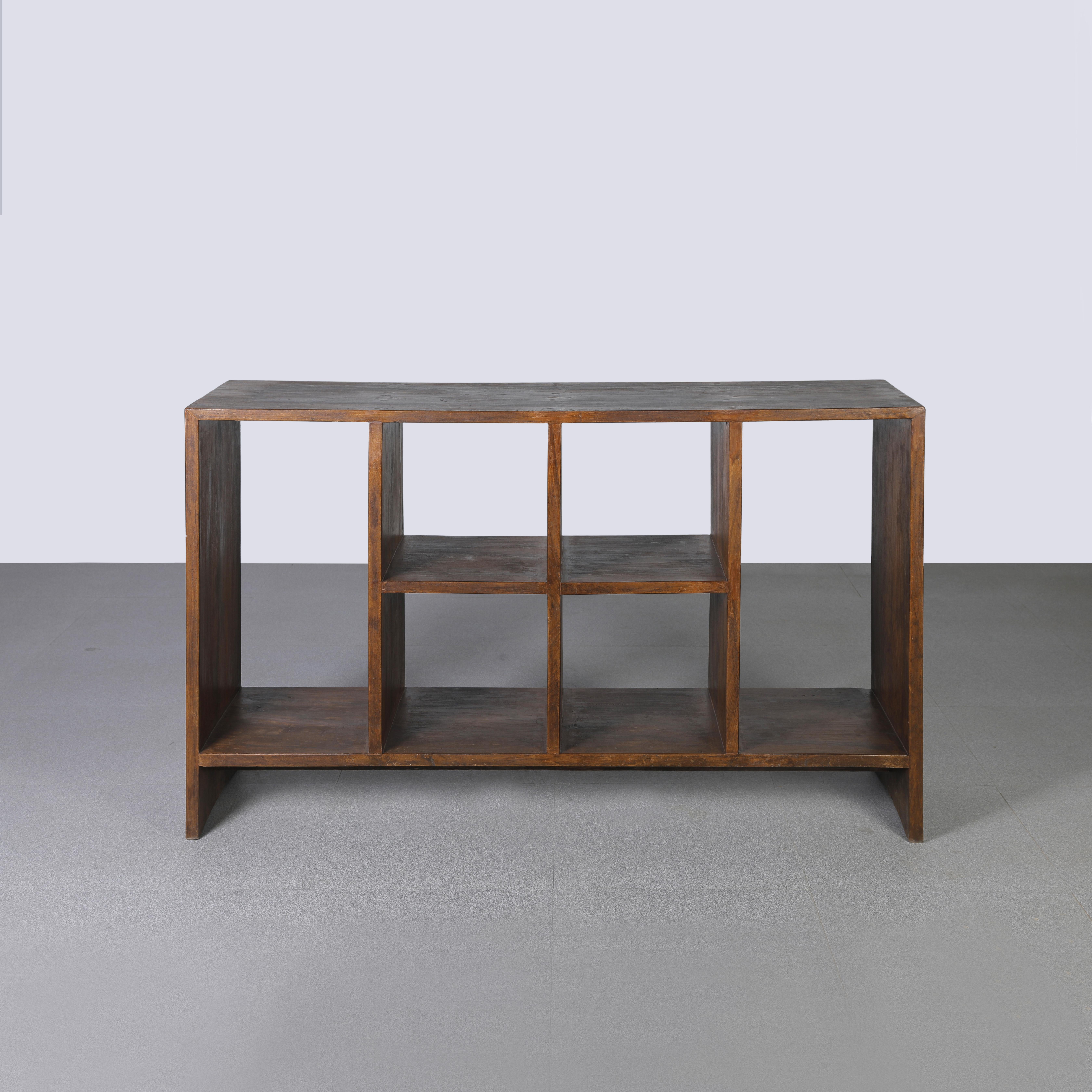 Pierre Jeanneret PJ-R-27-A File Rack / Authentic Mid-Century Modern Chandigarh In Good Condition For Sale In Zürich, CH