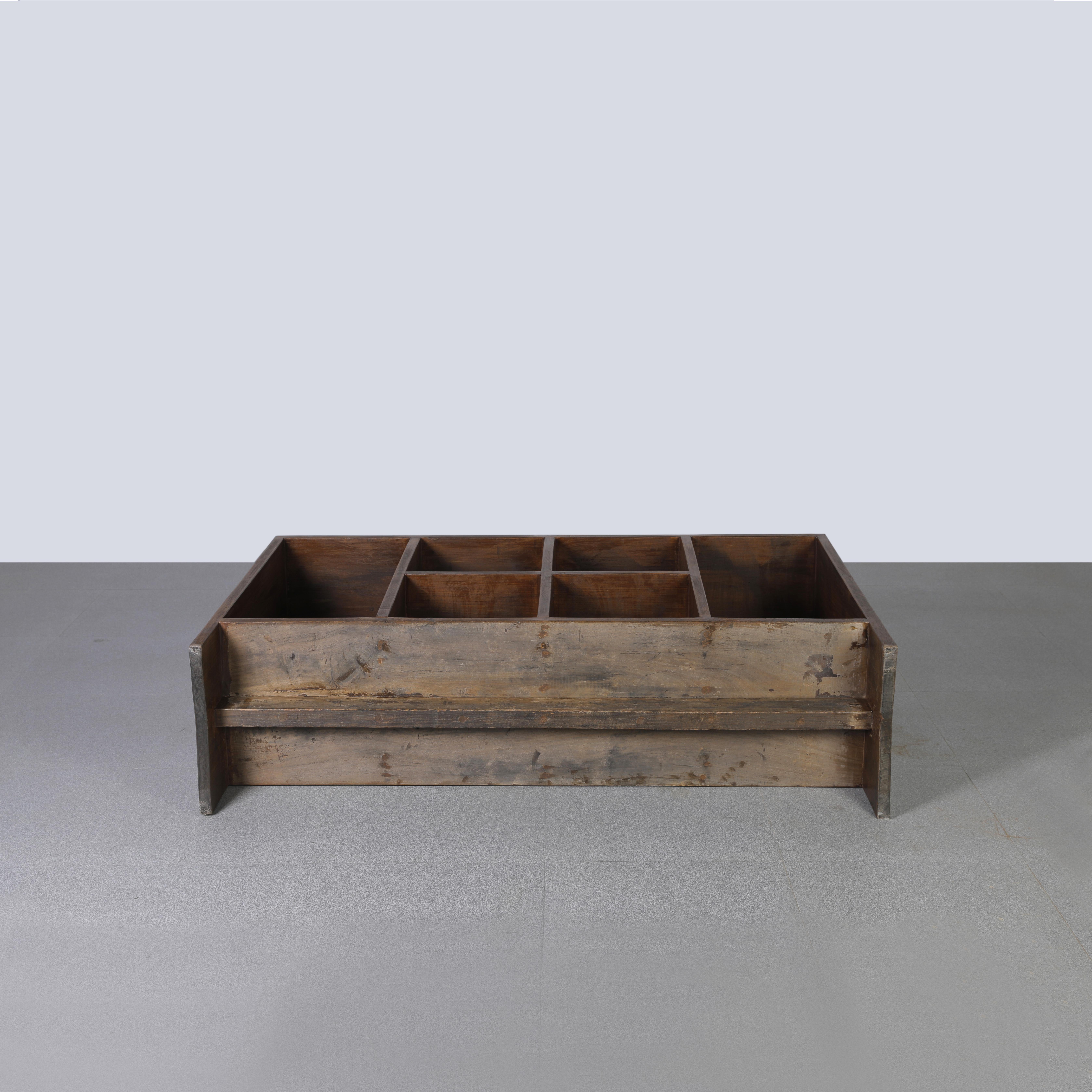 Mid-20th Century Pierre Jeanneret PJ-R-27-A File Rack / Authentic Mid-Century Modern Chandigarh For Sale