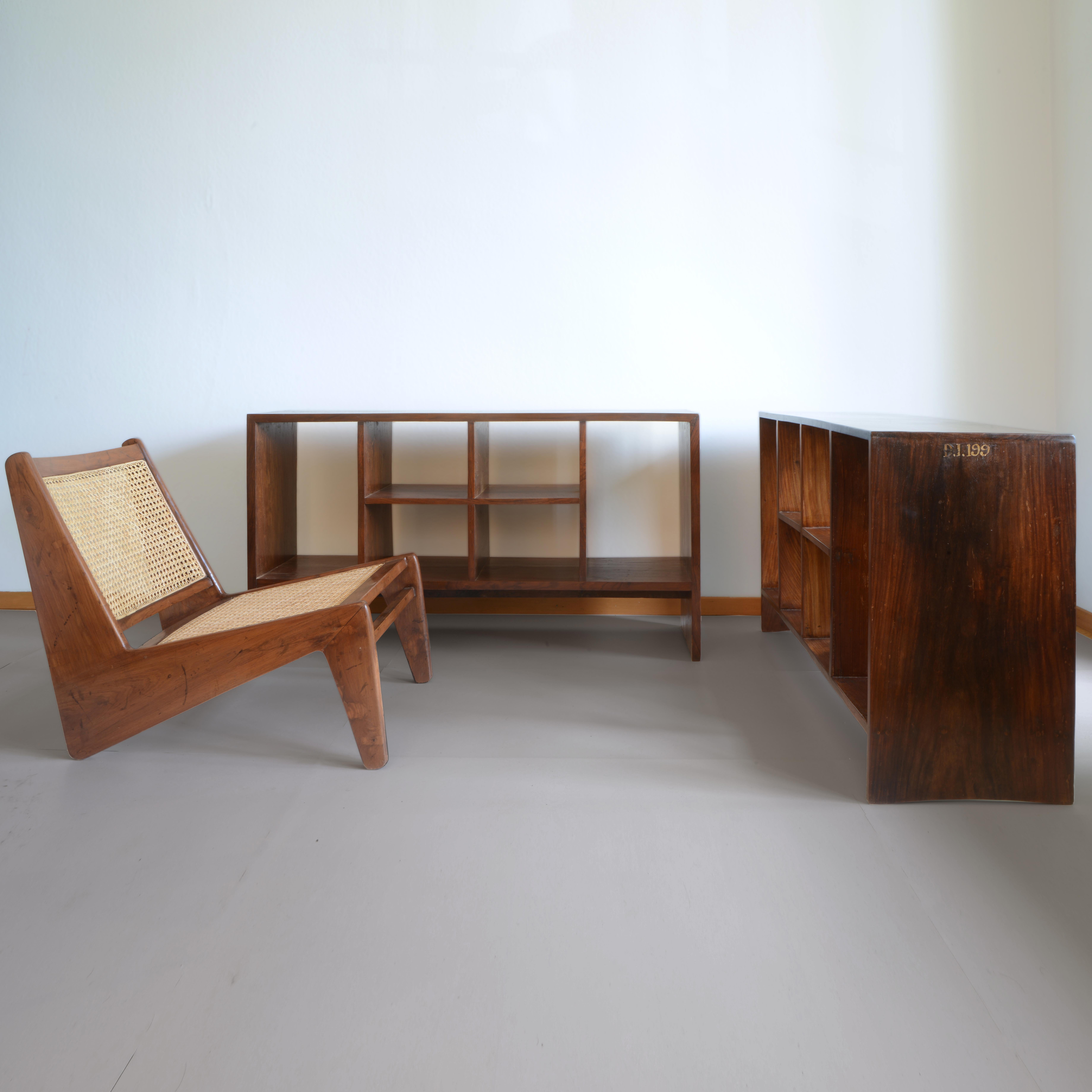 Hand-Crafted Pierre Jeanneret PJ-R-27-A File Rack / Authentic Mid-Century Modern, Chandigarh