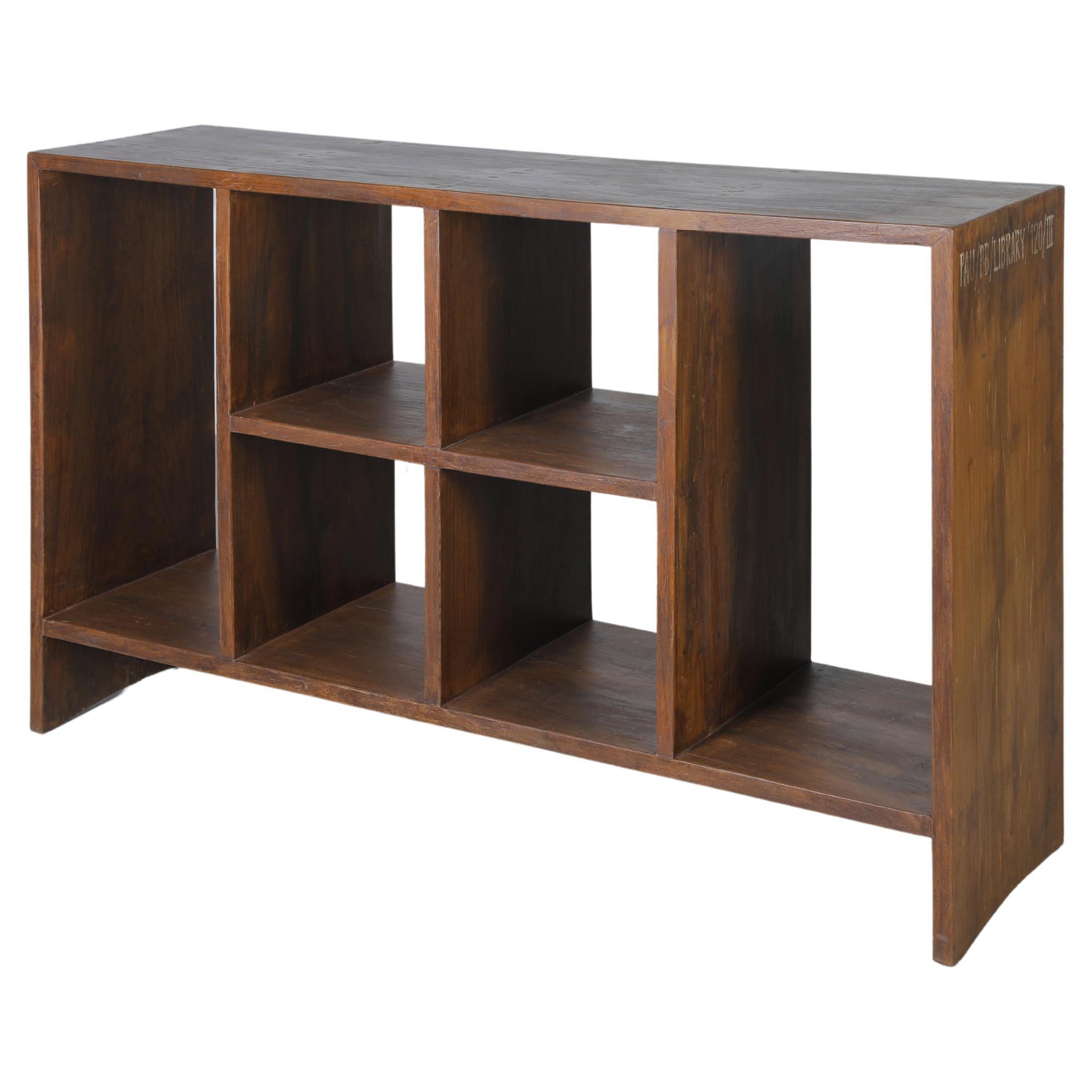 Pierre Jeanneret PJ-R-27-A File Rack / Authentic Mid-Century Modern Chandigarh For Sale