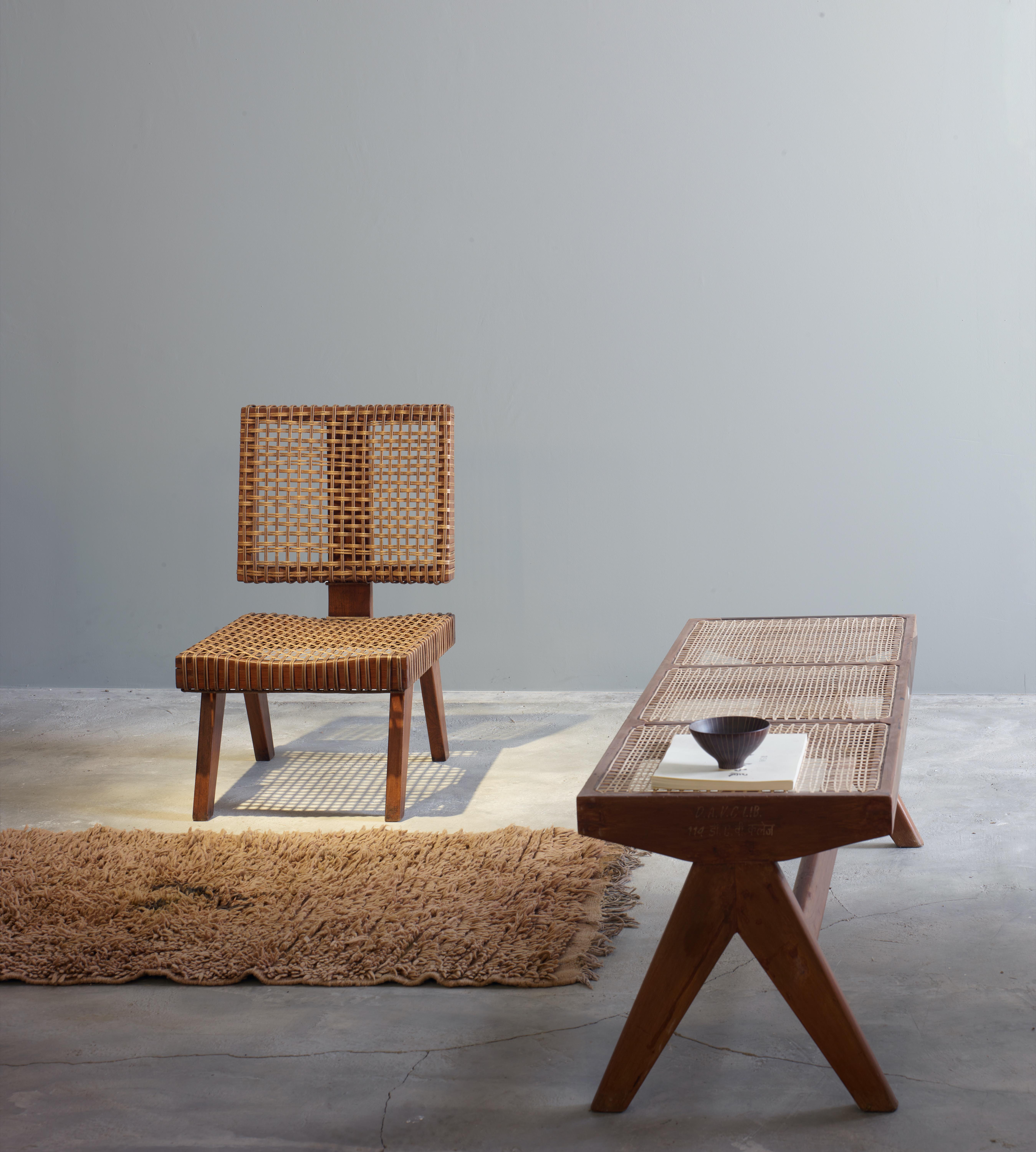 Pierre Jeanneret PJ-Rare Chair / Authentic Mid-Century Modern For Sale 4