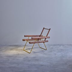 Pierre Jeanneret PJ-SI-04-A Bamboo Chair Early Prototype / Mid-Century Modern
