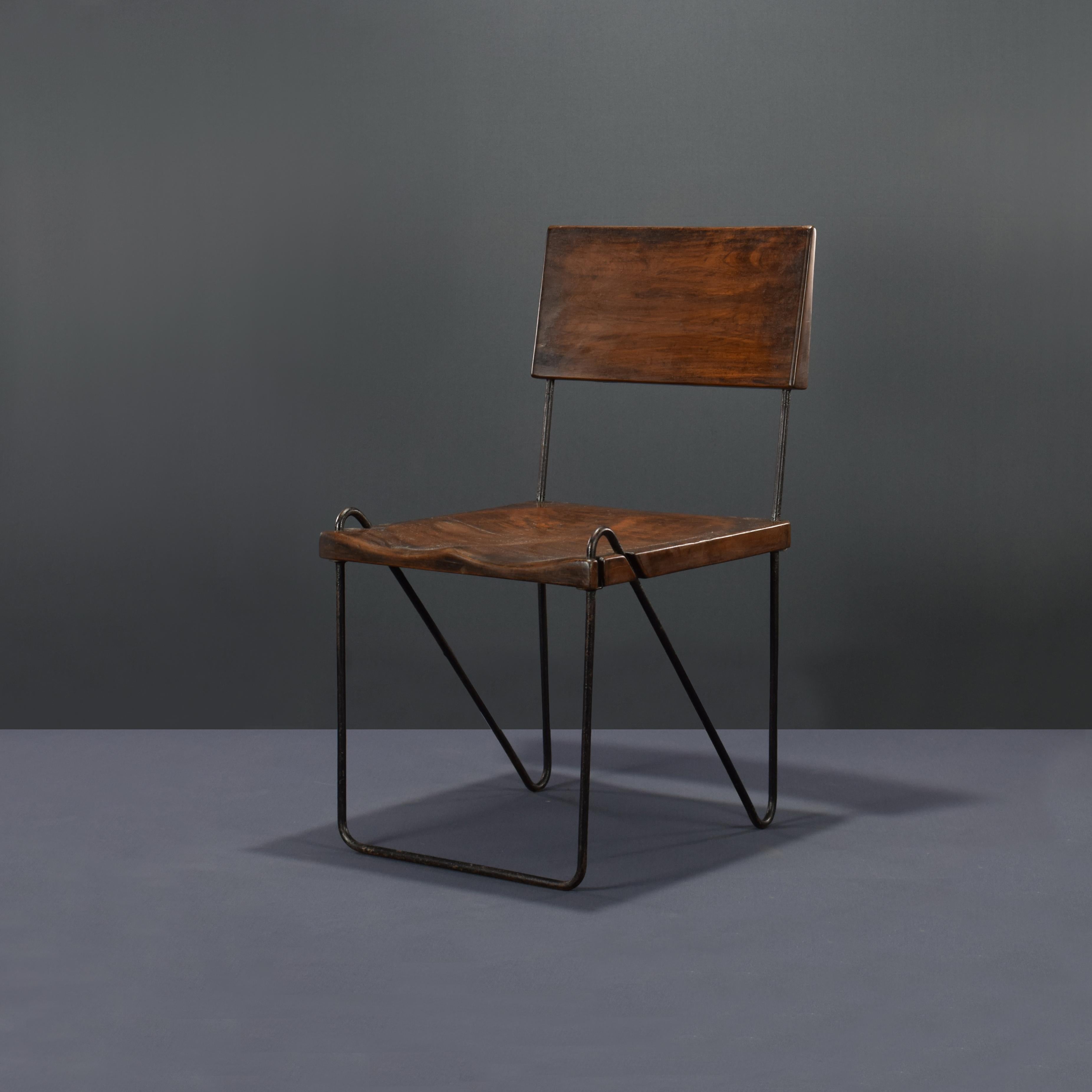 This chair is a fantastic piece, finally it's iconic. It is raw in its simplicity, nothing too much but still nothing is missing. It is a chair with a very strong shape. In the big selection of Chandigarh objects it has a very specific position. It