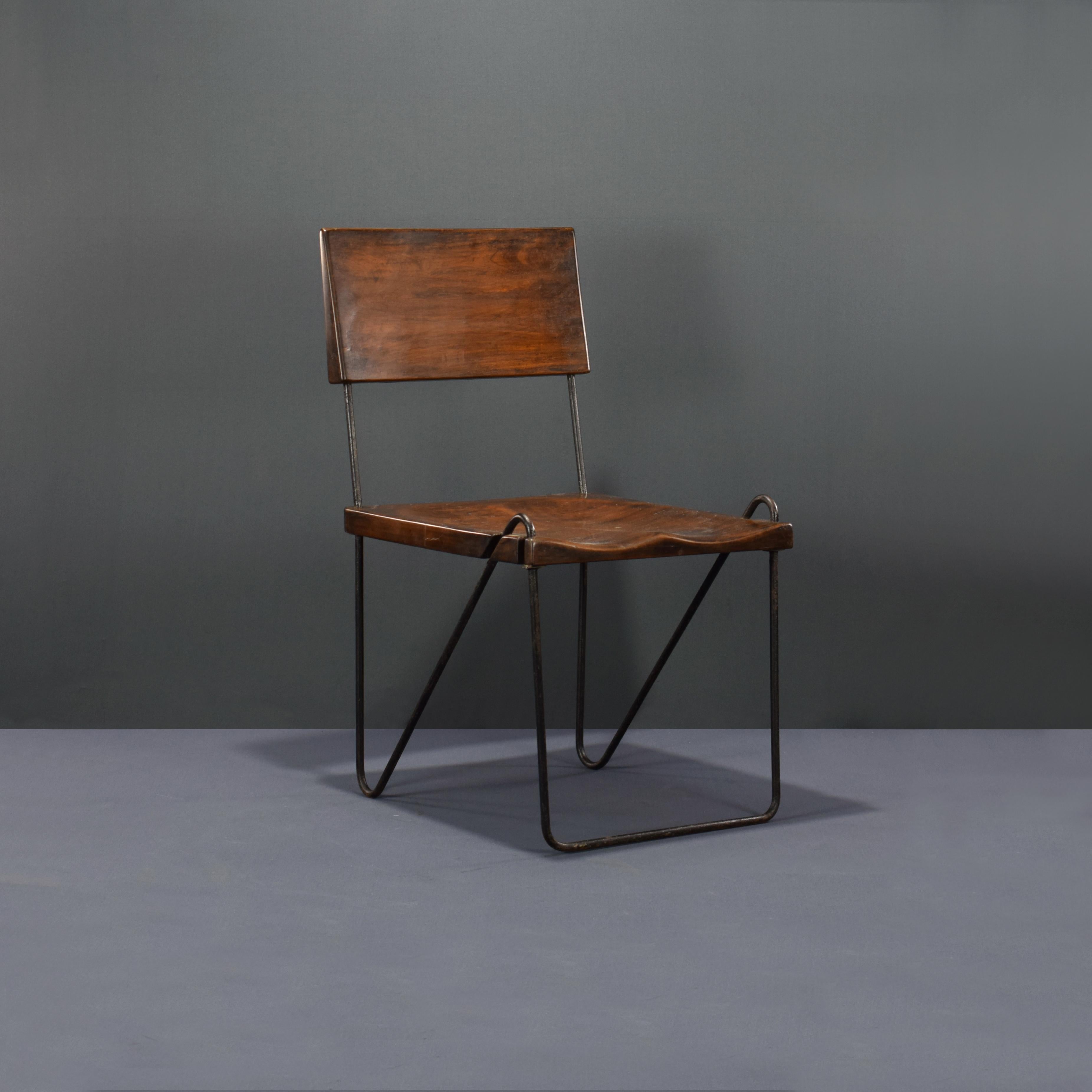 Pierre Jeanneret PJ-SI-06-A Armless Chair / Mid-Century Modern Chandigarh  For Sale 2