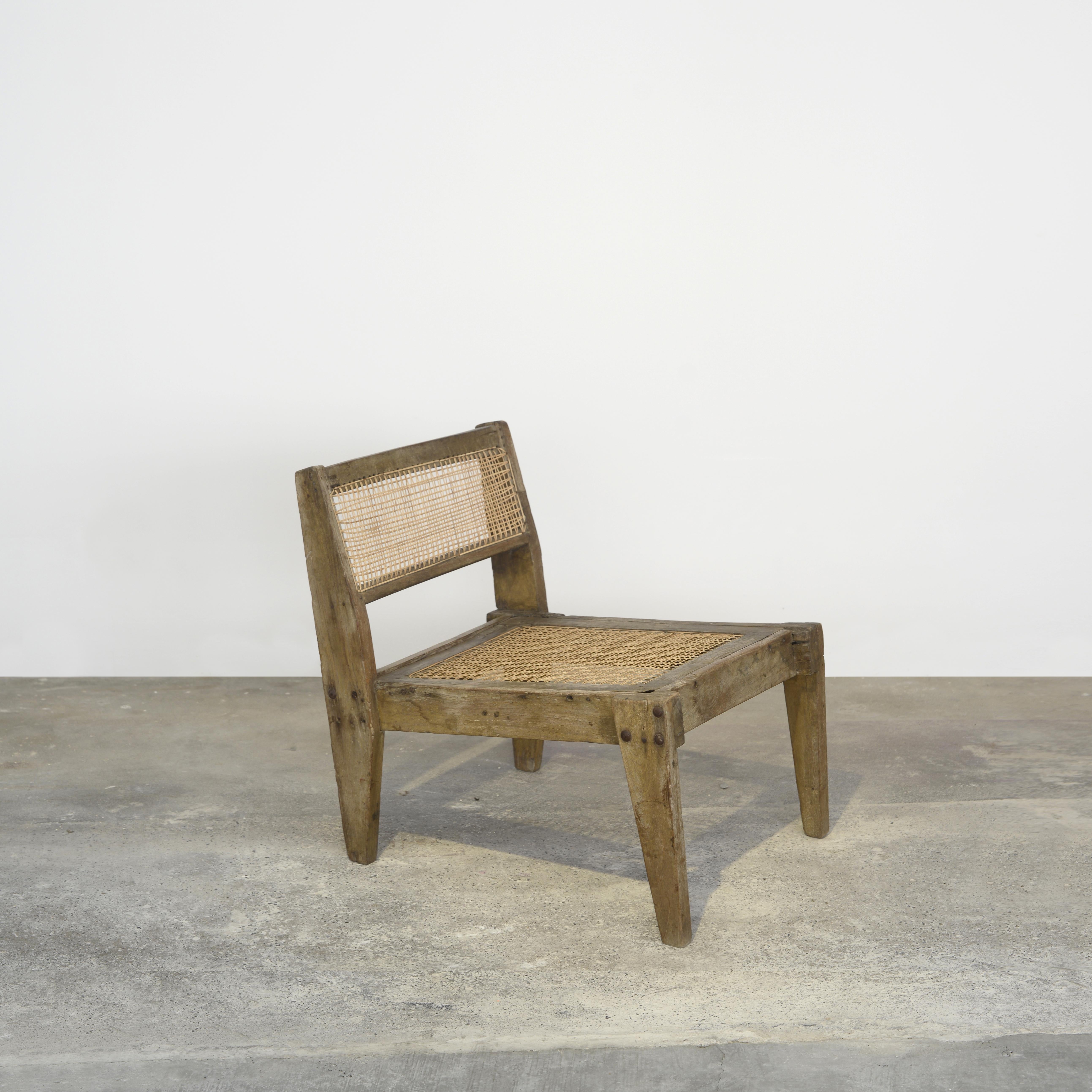 Pierre Jeanneret PJ-SI-10-A Easy Chair / Authentic Mid-Century Modern Chandigarh For Sale 2