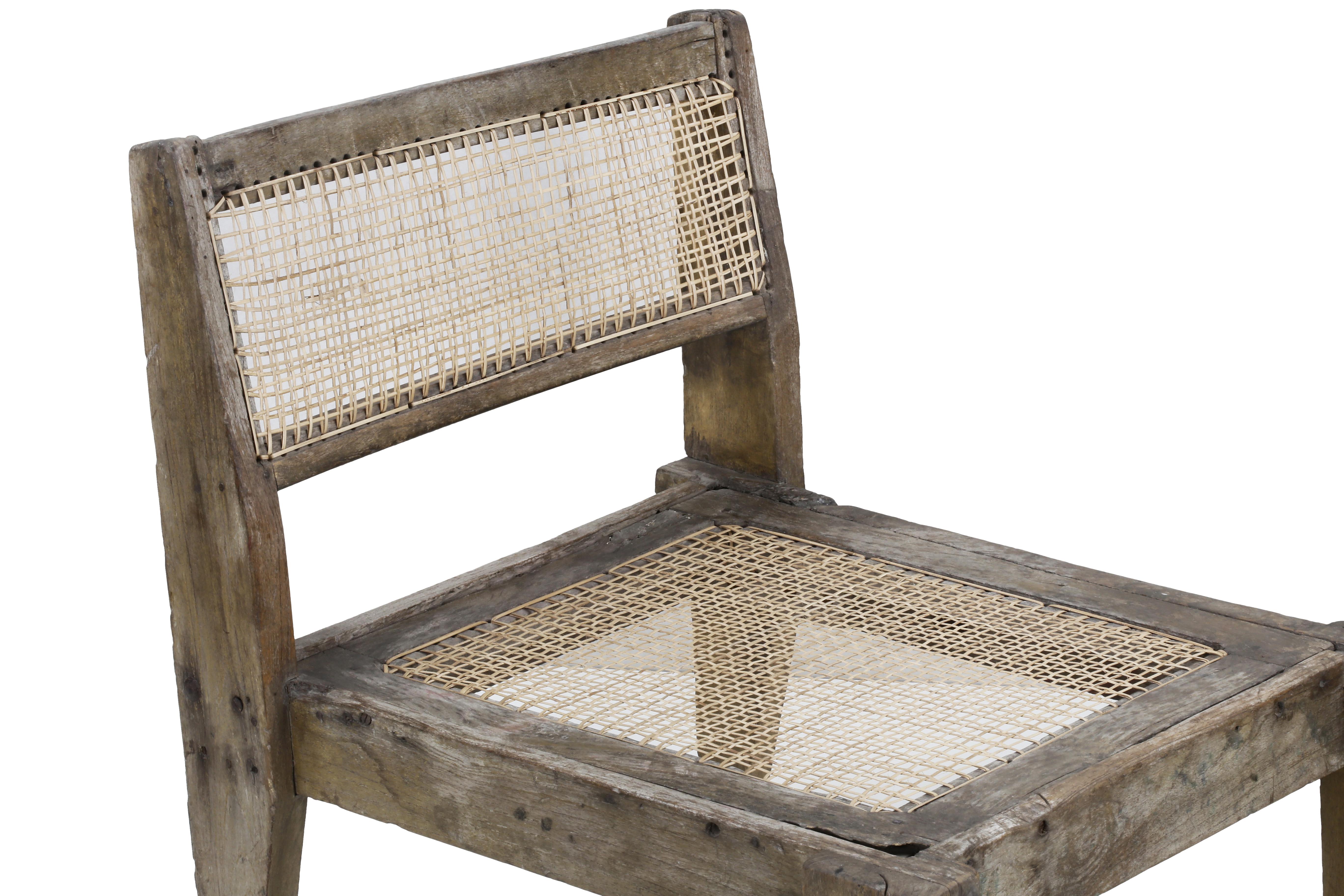 Pierre Jeanneret PJ-SI-10-A Easy Chair / Authentic Mid-Century Modern Chandigarh For Sale 4