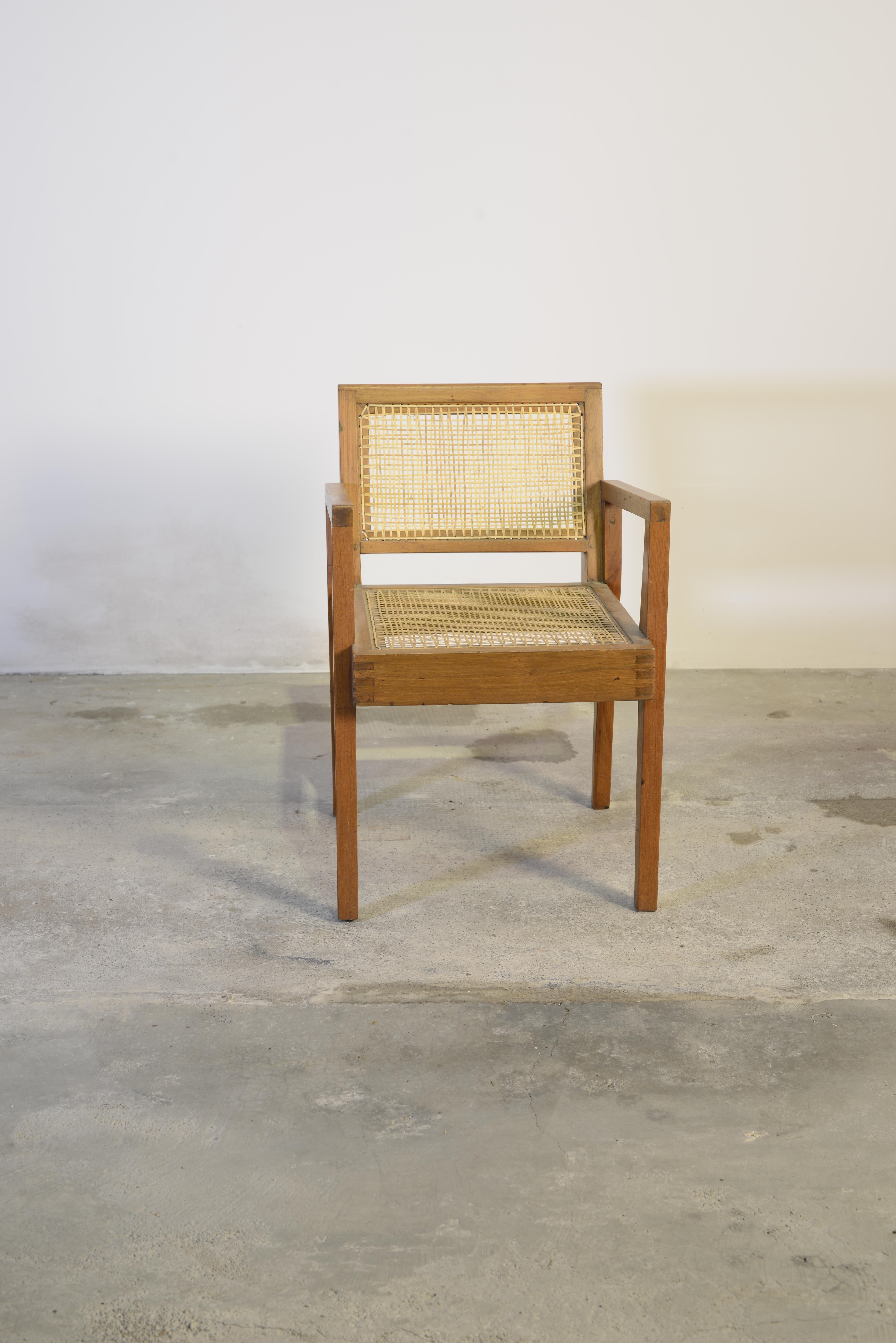 Pierre Jeanneret PJ-SI-20-A Chairs 1955-1960 / Authentic Mid-Century Modern 1