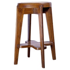 Pierre Jeanneret PJ-SI-21-A High Stool / Authentic Mid-Century Modern