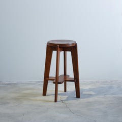 Pierre Jeanneret PJ-SI-21-C Stools Pair / Authentic Mid-Century Modern