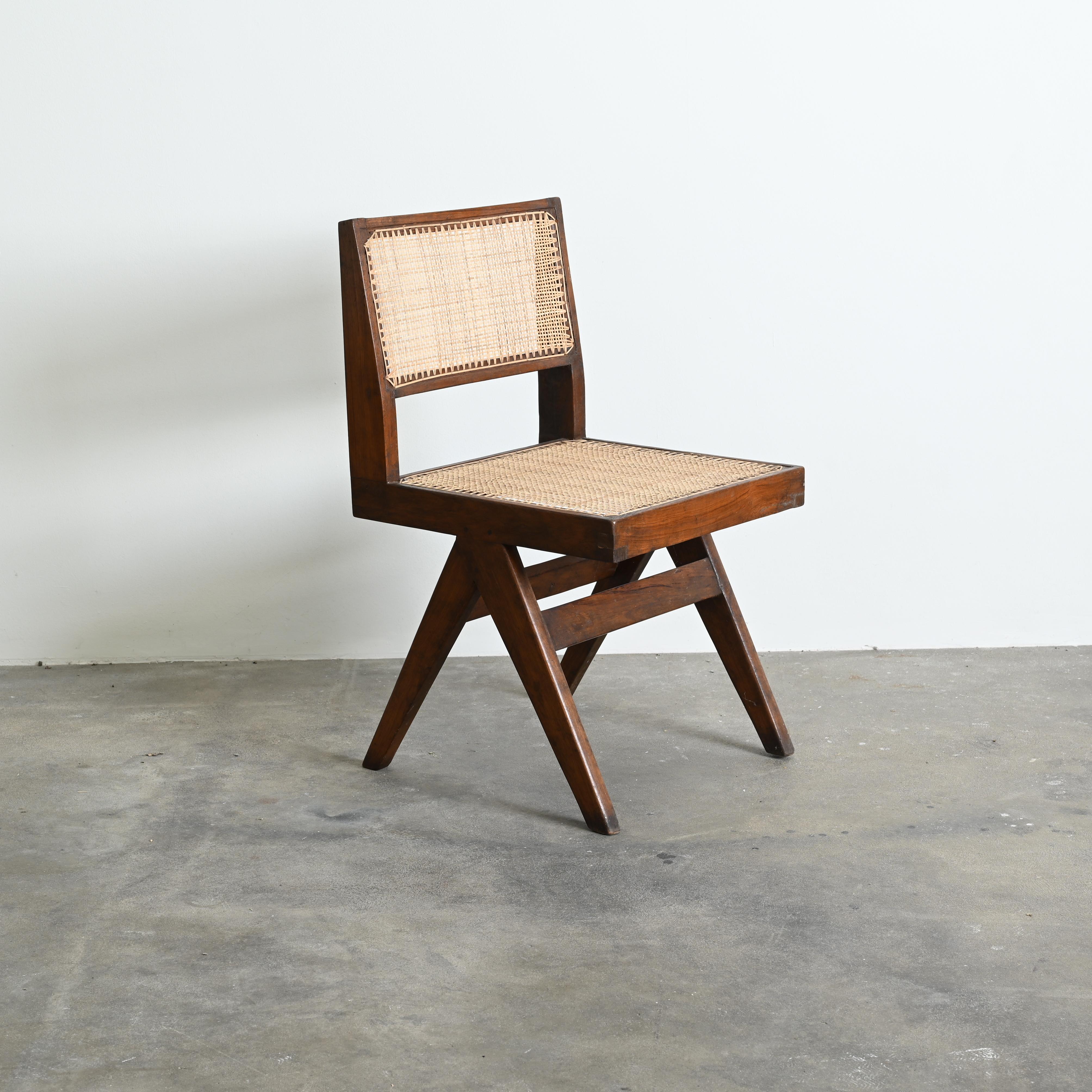 Pierre Jeanneret Pj-SI-25-A Chair / Authentic Mid-Century Modern Chandigarh For Sale 4