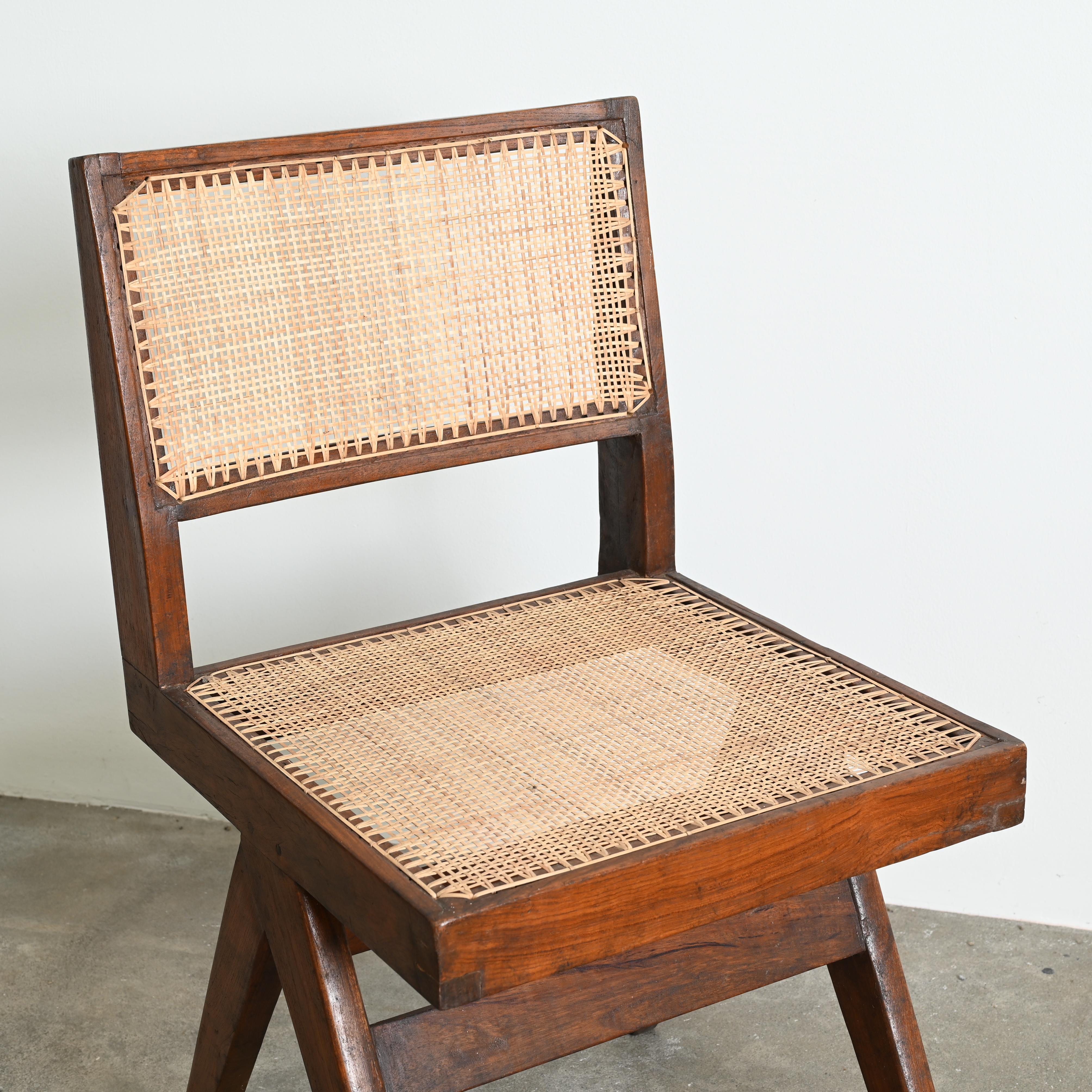 Pierre Jeanneret Pj-SI-25-A Chair / Authentic Mid-Century Modern Chandigarh For Sale 5