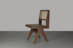 Chaise Pierre Jeanneret PJ-SI-25-A/Authentique mi-siècle moderne Chandigarh