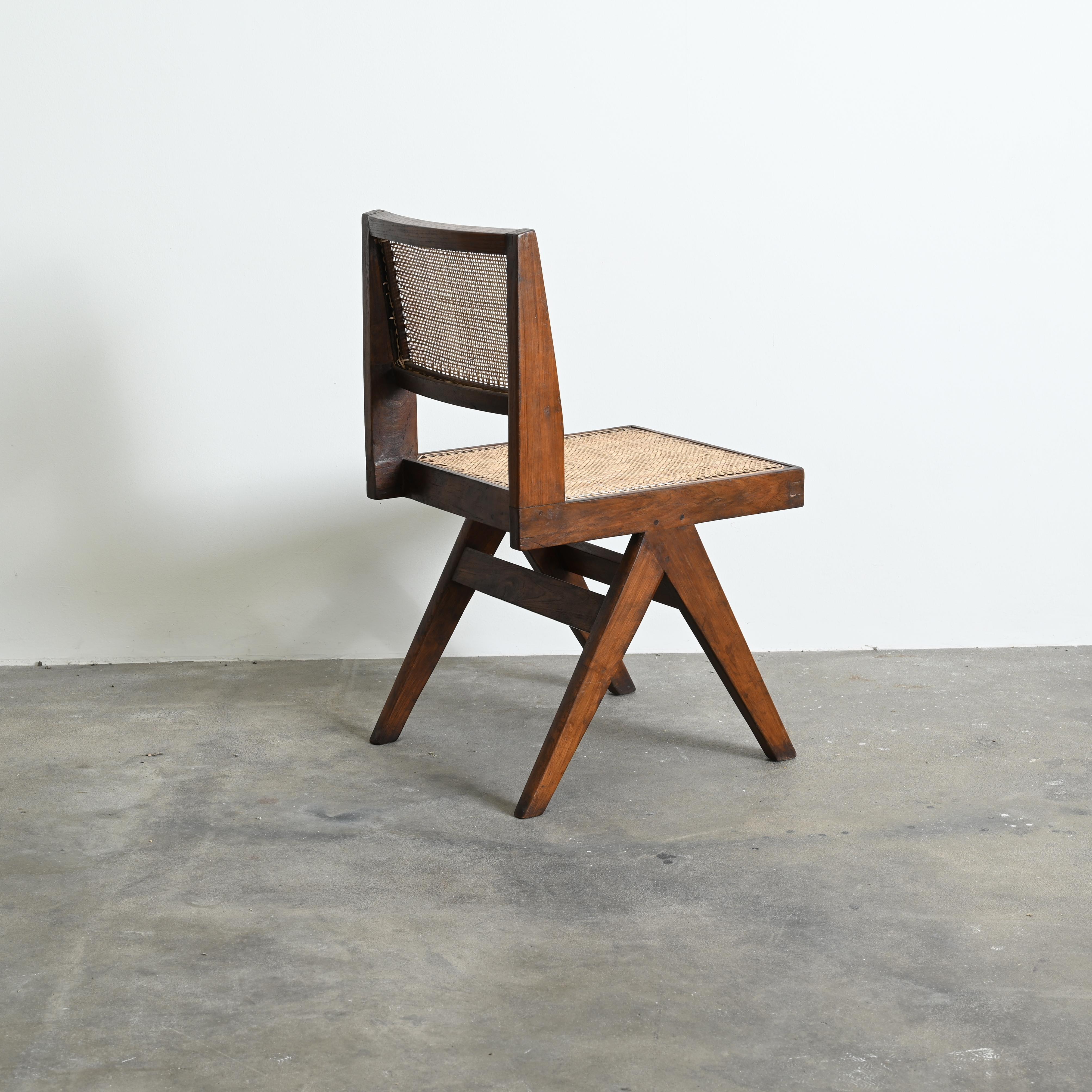 Pierre Jeanneret Pj-SI-25-A Chair / Authentic Mid-Century Modern Chandigarh For Sale 2