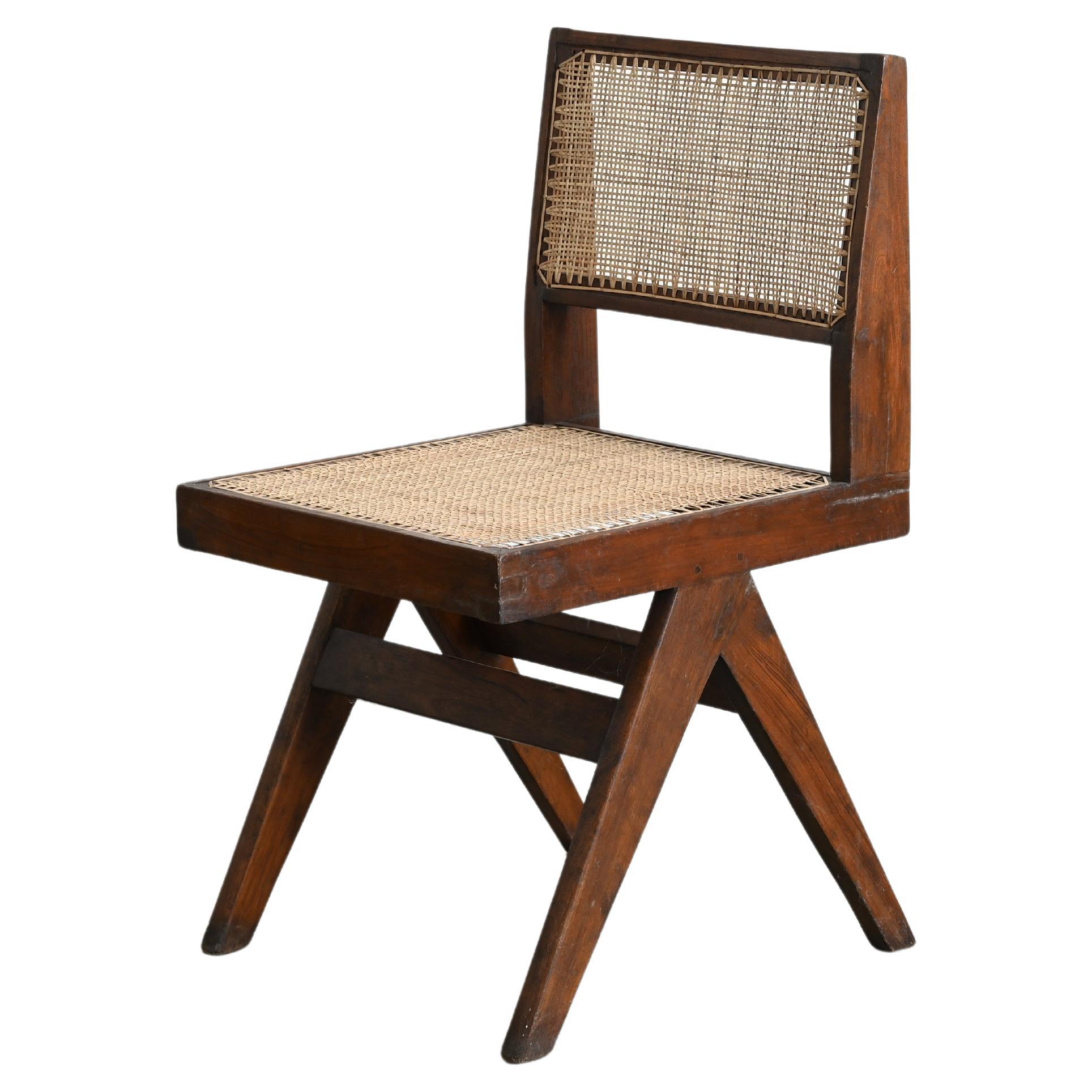 Pierre Jeanneret Pj-SI-25-A Chair / Authentic Mid-Century Modern Chandigarh