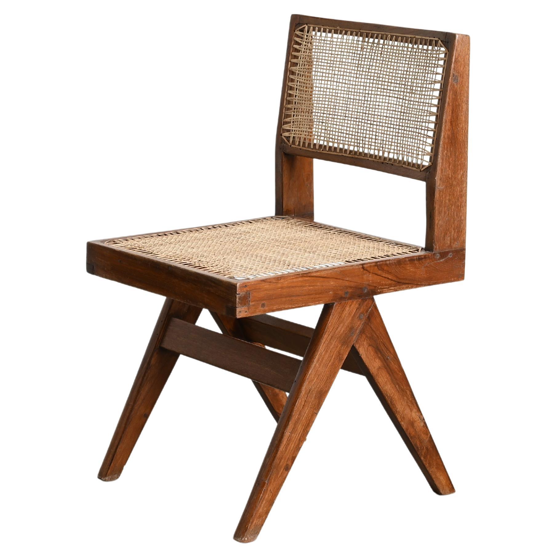 Pierre Jeanneret PJ-SI-25-A Chair / Authentic Mid-Century Modern Chandigarh