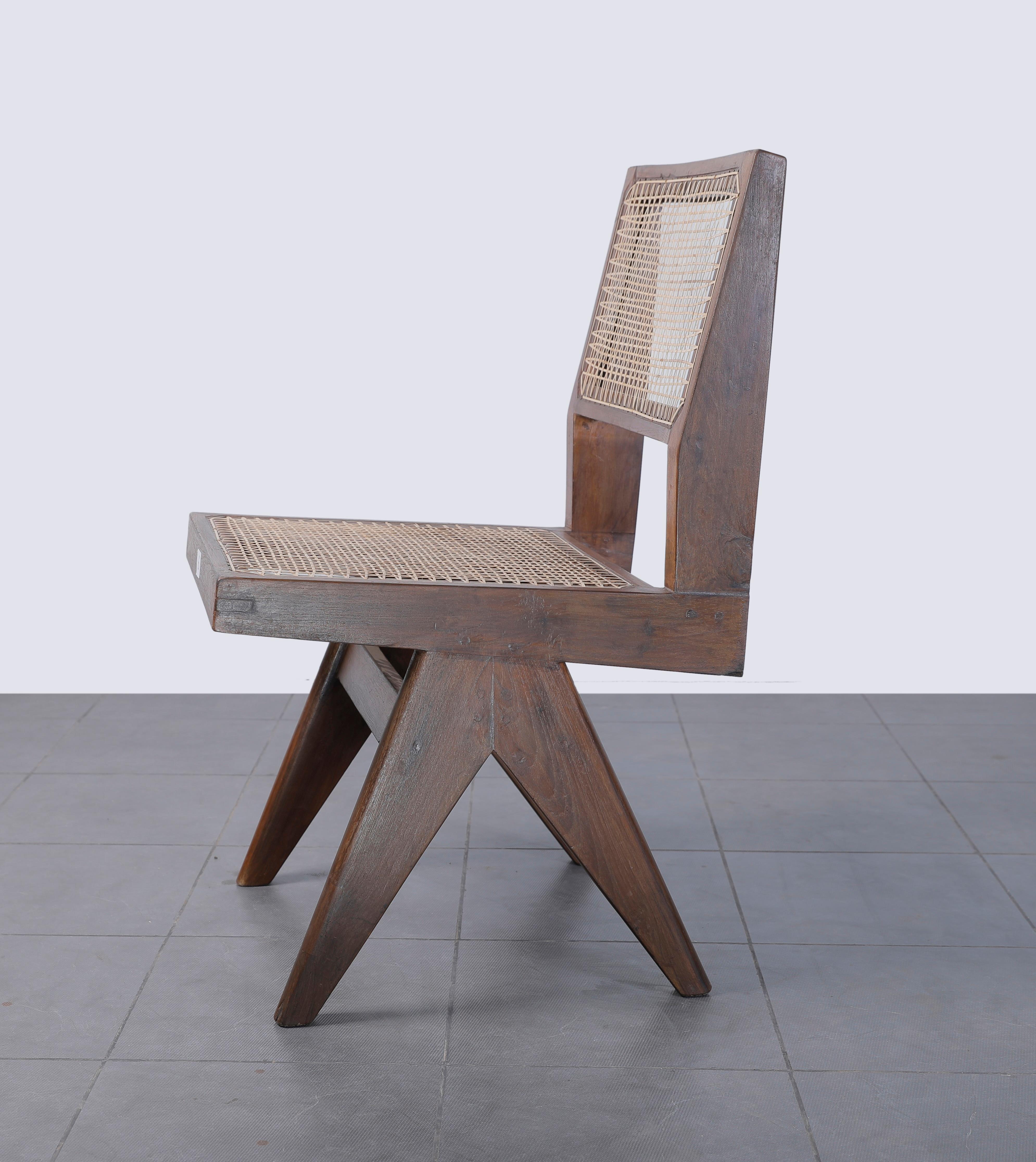 Cane Pierre Jeanneret Pj-SI-25-A Set of 10  / Authentic Mid-Century Modern Chandigarh For Sale