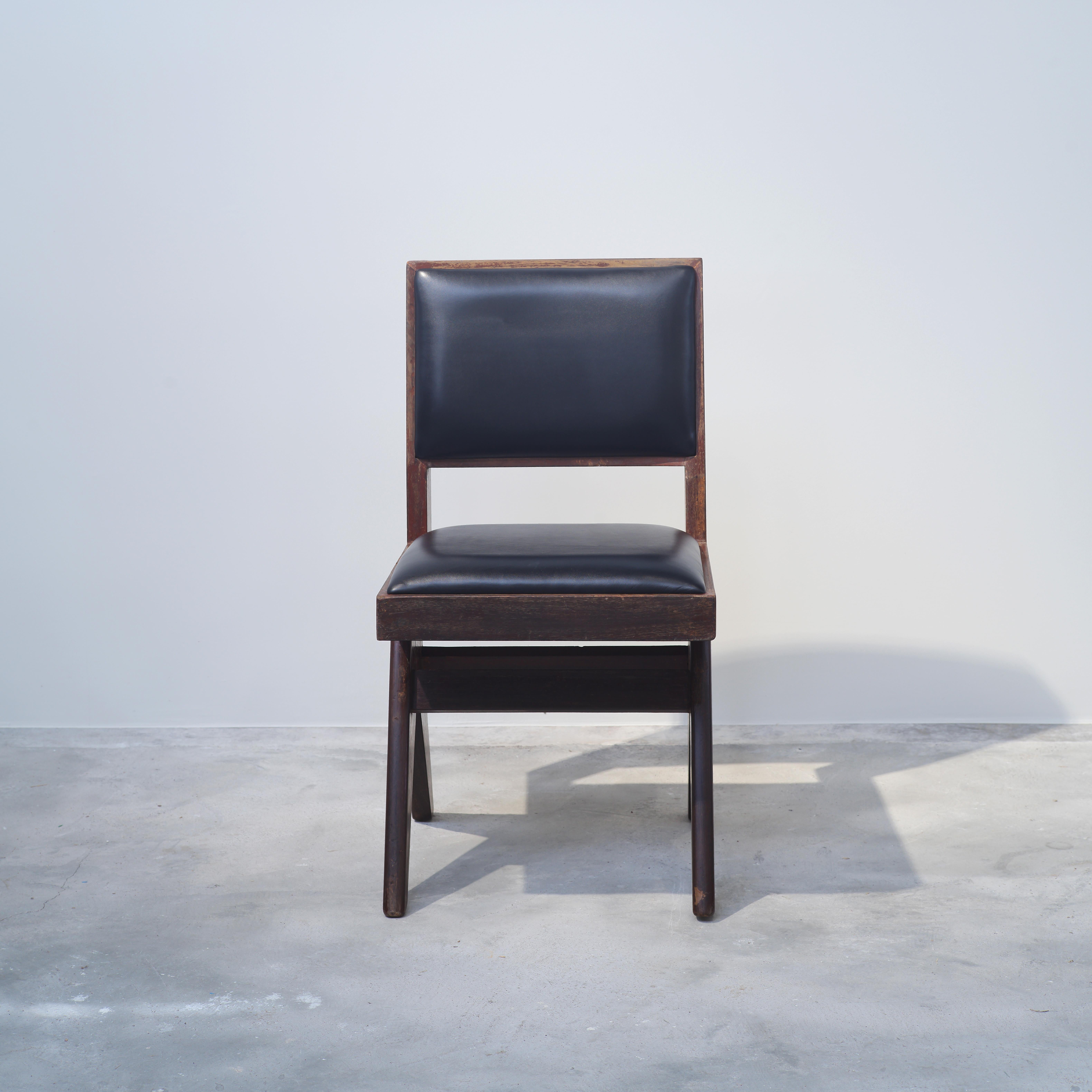 Pierre Jeanneret PJ-SI-25-E Silla de estudiante / Moderna auténtica de mediados de siglo Moderno de mediados de siglo en venta