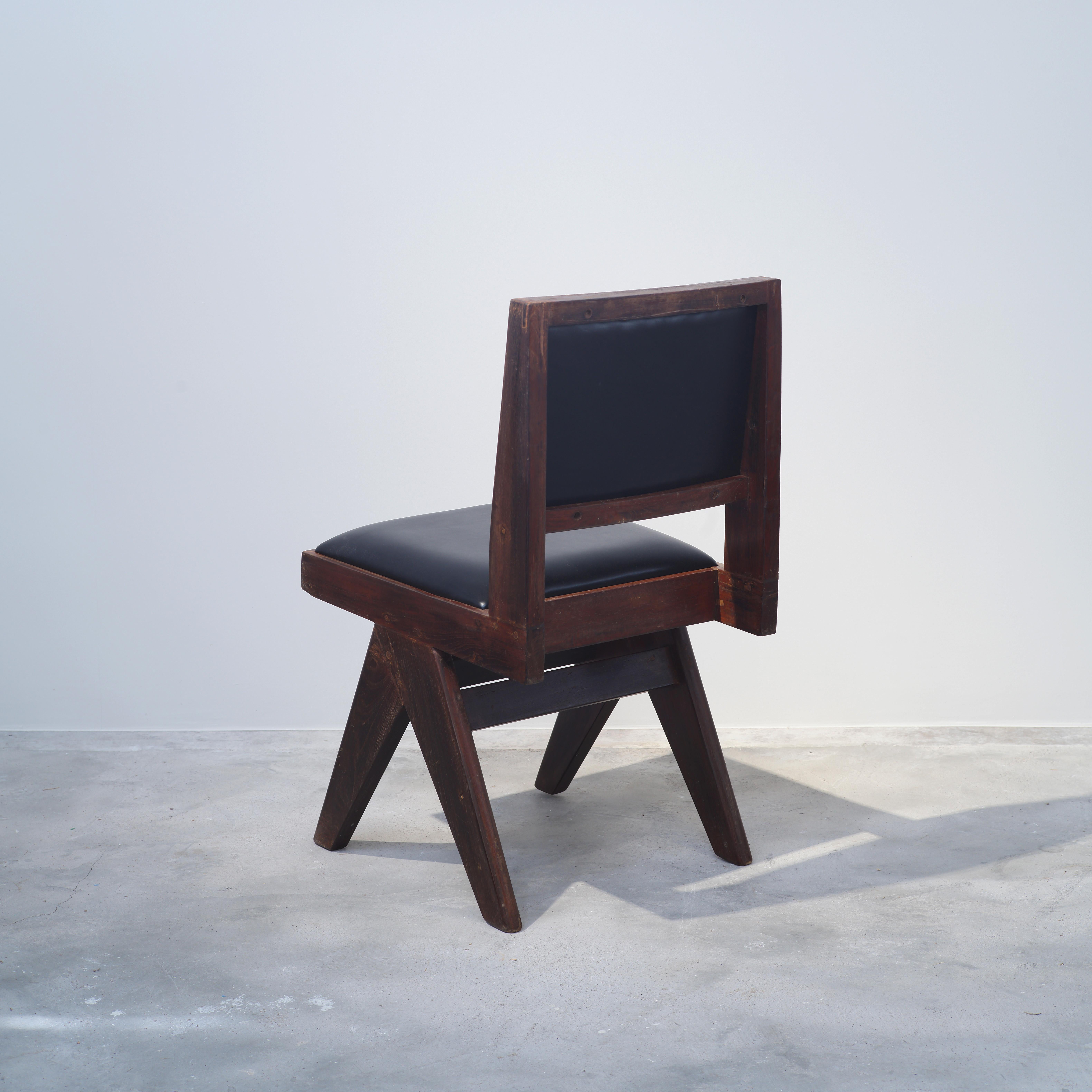 Pierre Jeanneret PJ-SI-25-E Silla de estudiante / Moderna auténtica de mediados de siglo siglo XX en venta