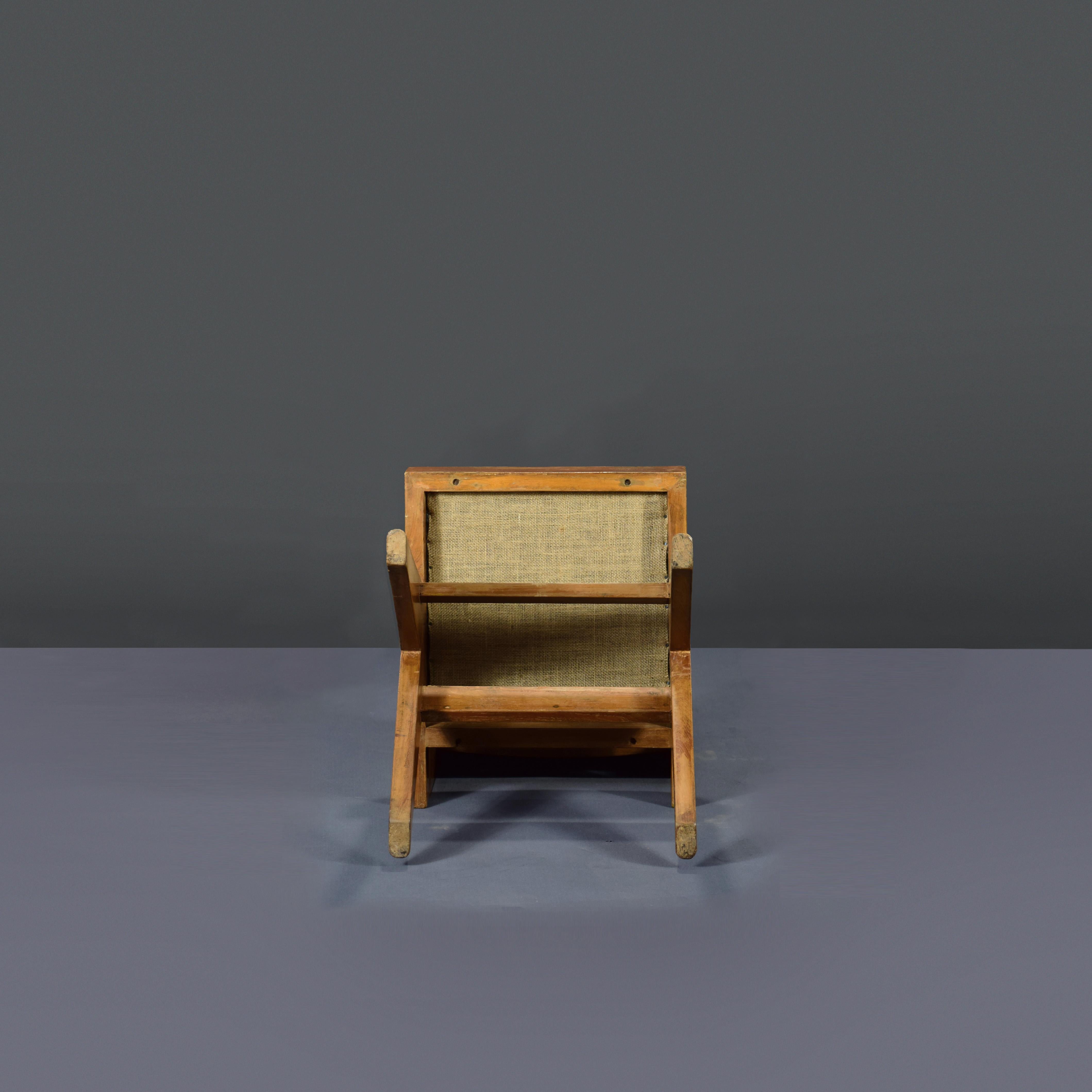 Pierre Jeanneret PJ-SI-25-E Chaise d'étudiant/Authentique Mid-Century Modern en vente 2