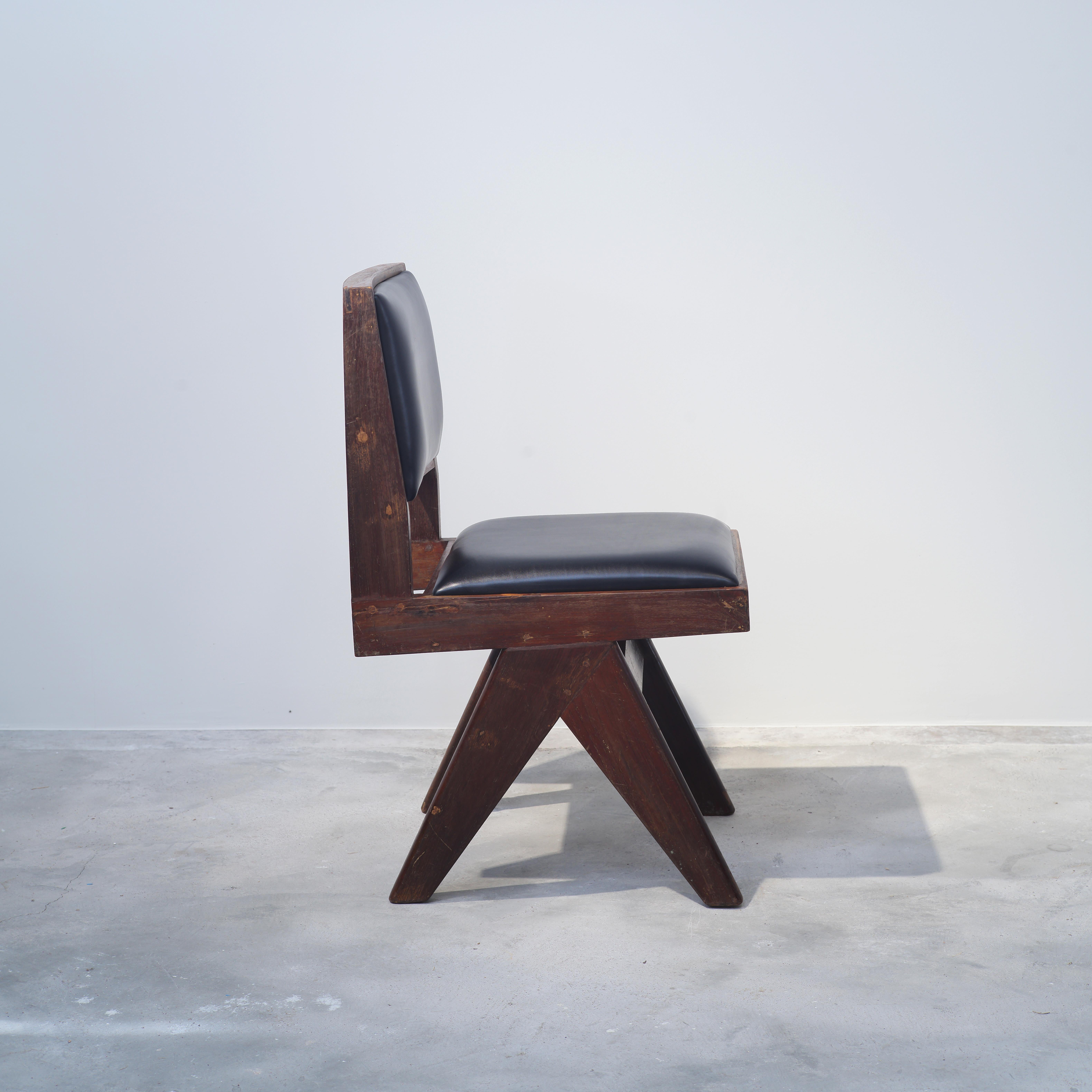 Pierre Jeanneret PJ-SI-25-E Silla de estudiante / Moderna auténtica de mediados de siglo en venta 2