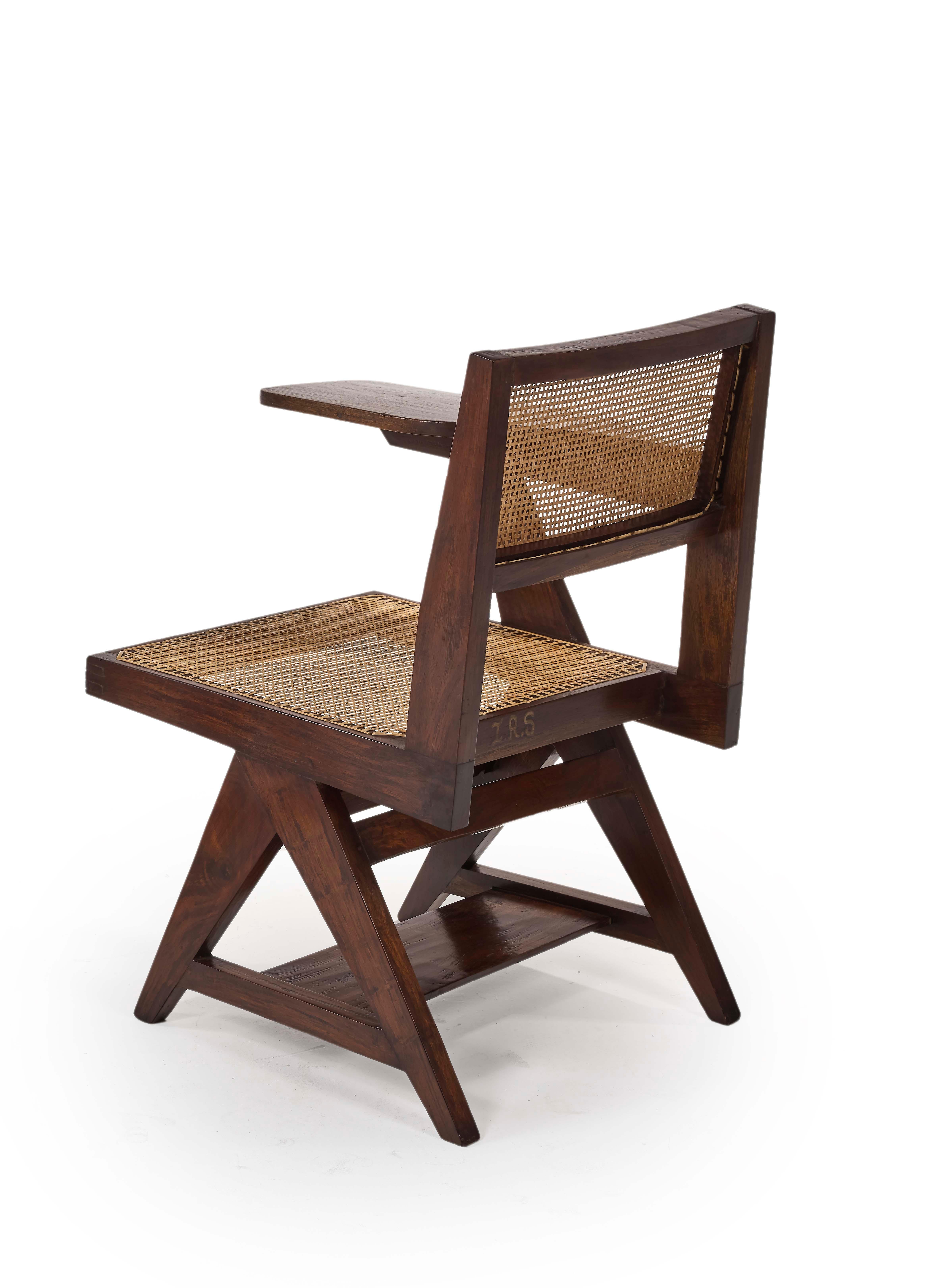 Pierre Jeanneret, PJ-SI-26-A, Writing Chair In Good Condition In Paris, FR