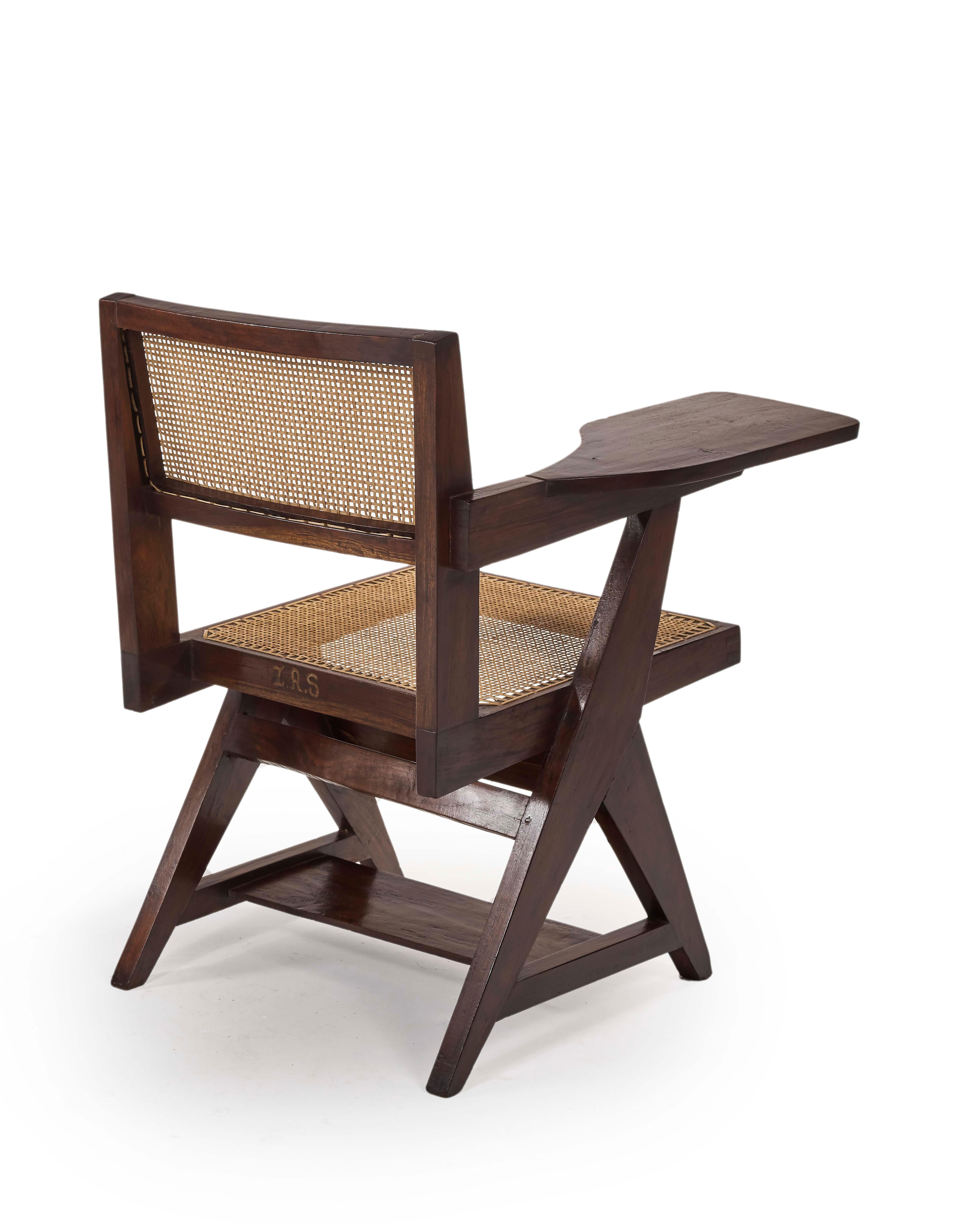 Mid-20th Century Pierre Jeanneret, PJ-SI-26-A, Writing Chair