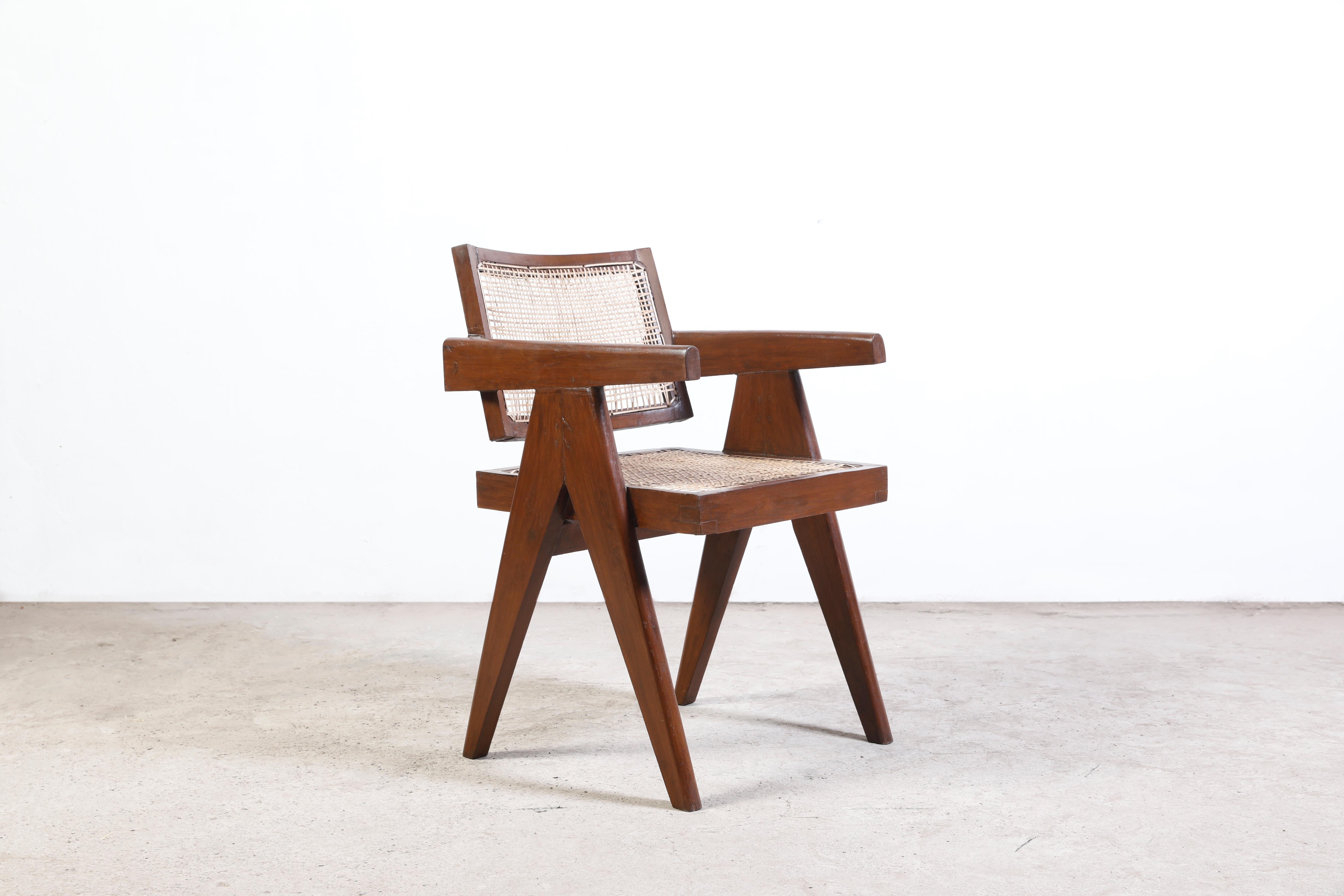 pierre jeanneret cane chair