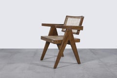 Pierre Jeanneret PJ-SI-28-A Office Chair / Authentic Mid-Century Modern