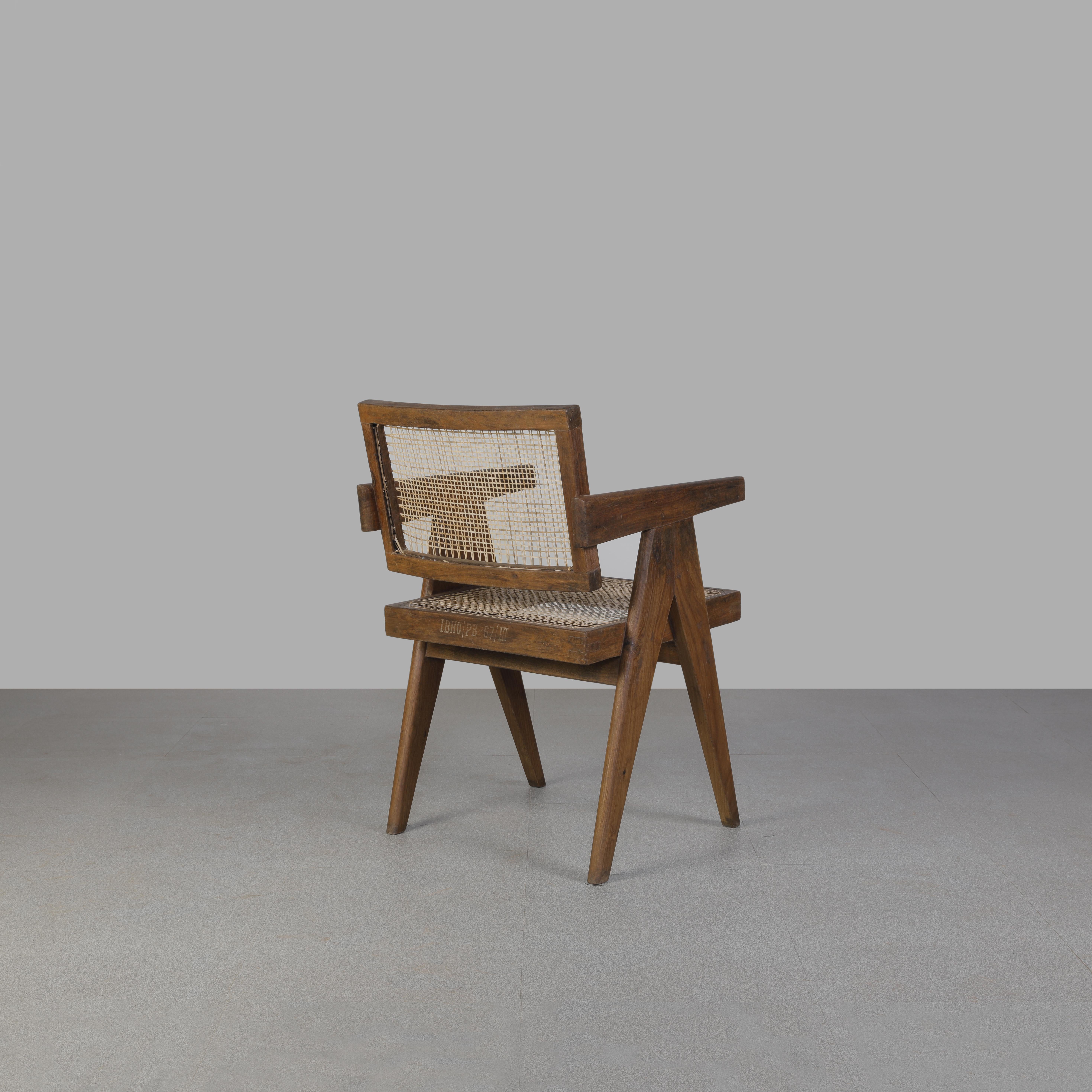 Pierre Jeanneret PJ-SI-28-A: 12er-Set Stühle, authentisch, Mid-Century Modern (Mitte des 20. Jahrhunderts) im Angebot