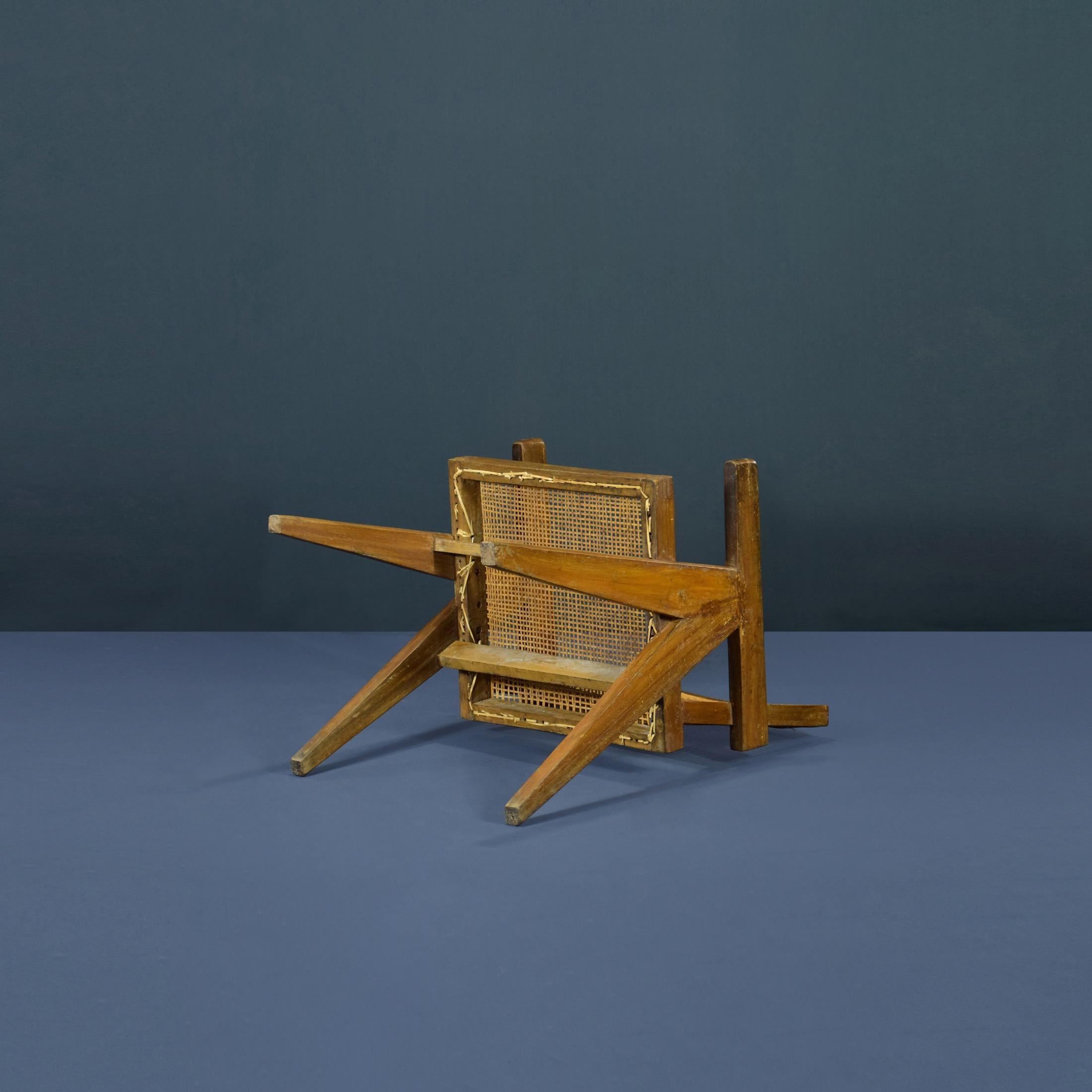 Pierre Jeanneret PJ-SI-28-B Sessel / Authentischer Mid-Century Modern Sessel im Angebot 3