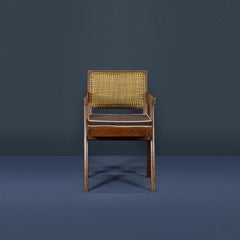 Pierre Jeanneret PJ-SI-28-D Office Armchair / Authentic Mid-Century Modern