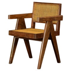 Pierre Jeanneret PJ-SI-28-D Office Chair / Authentic Mid-Century Modern