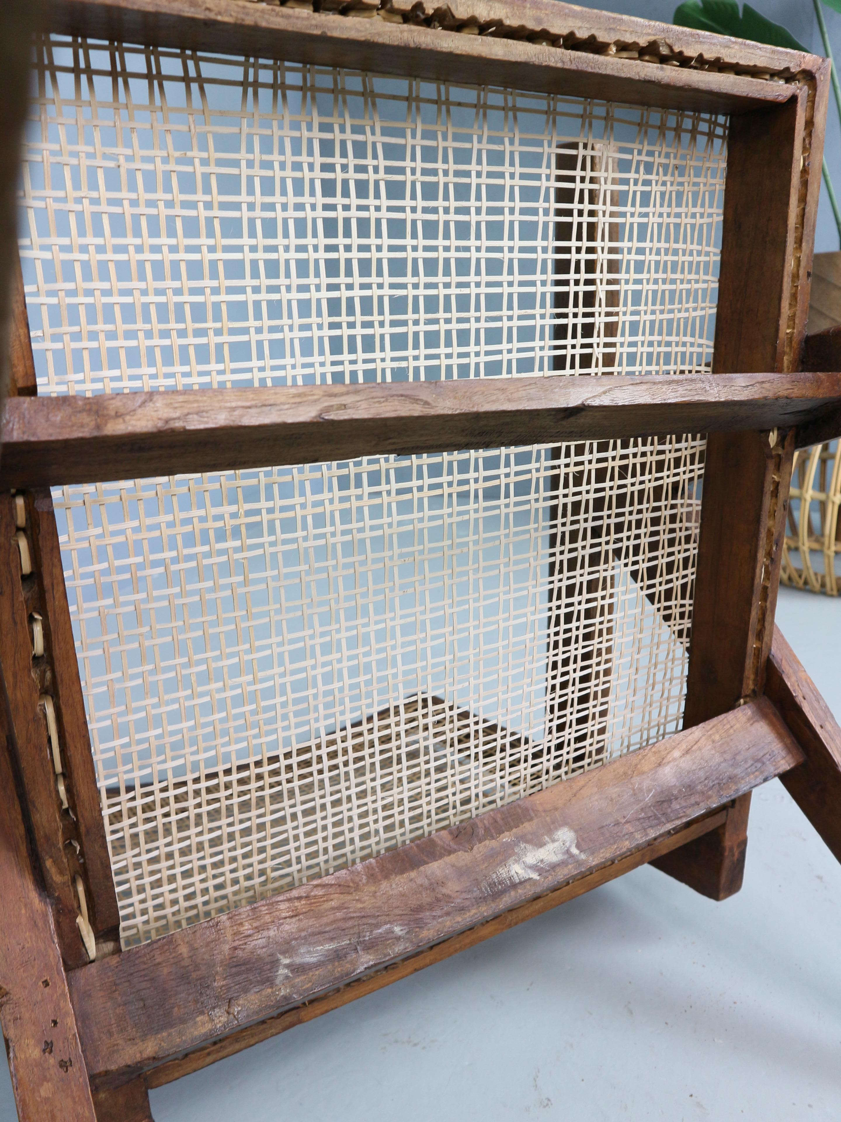 Pierre Jeanneret PJ-SI-29-A Easy Cane Chair / Authentique Mid-Century Modern 1950s en vente 7