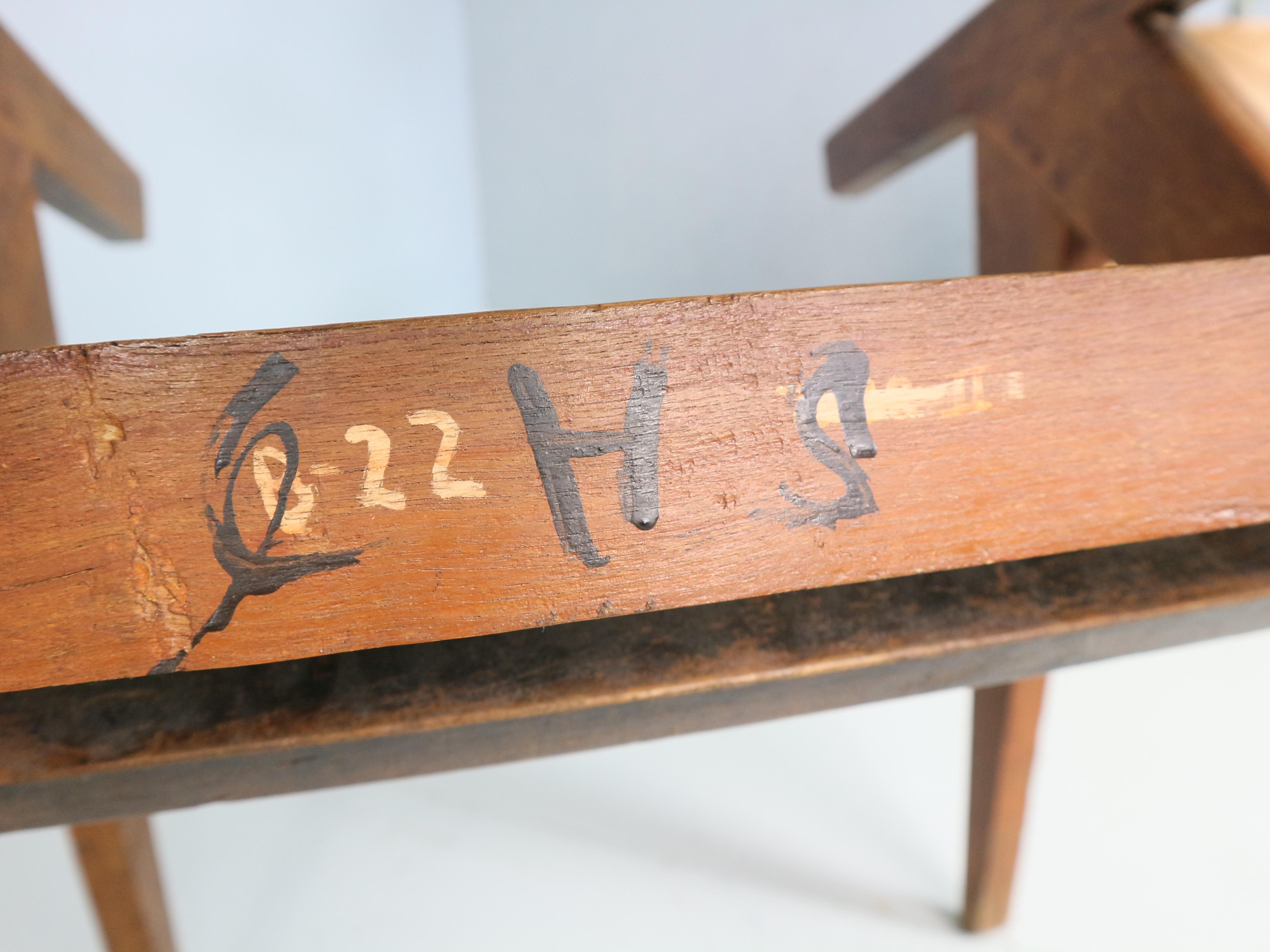 Pierre Jeanneret PJ-SI-29-A Easy Cane Chair / Authentique Mid-Century Modern 1950s Bon état - En vente à The Hague, NL