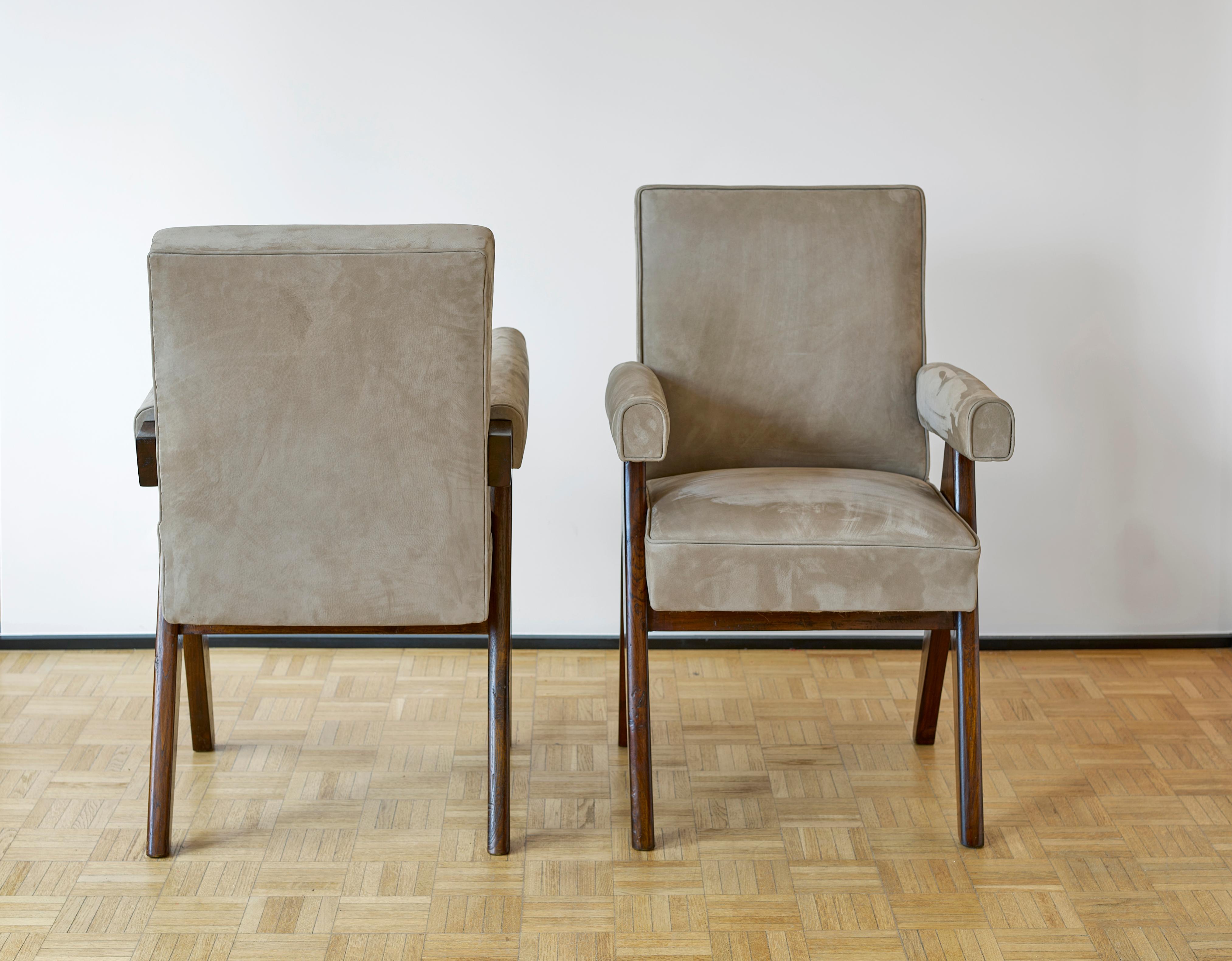 Pierre Jeanneret, PJ-SI-30-C, Committee Armchair, Chandigarh, circa 1955 In Fair Condition For Sale In Paris, FR