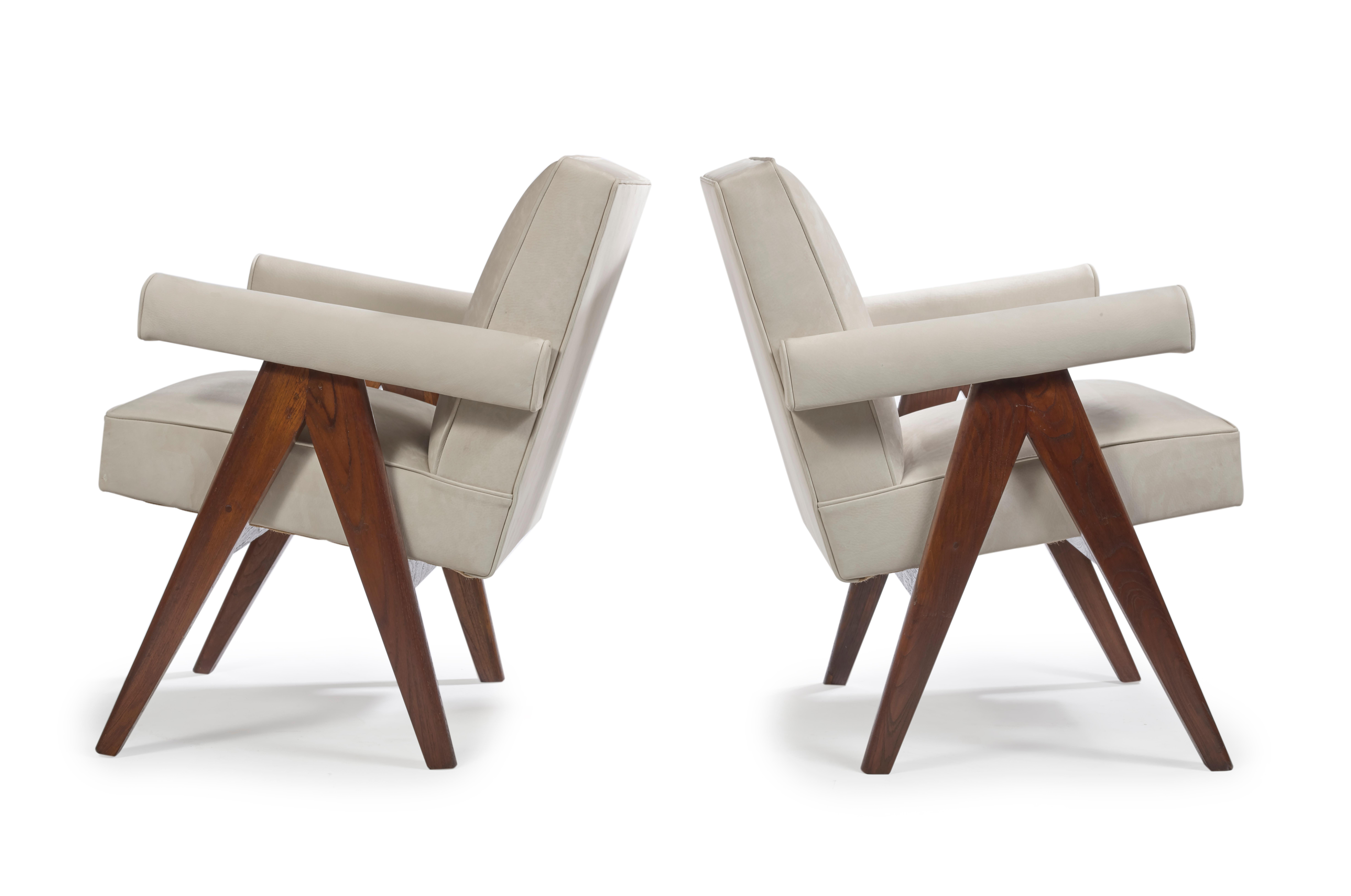 Pierre Jeanneret, PJ-SI-30-D, Sillón de Comité, Chandigarh, C. 1955 en Bueno estado para la venta en Paris, FR