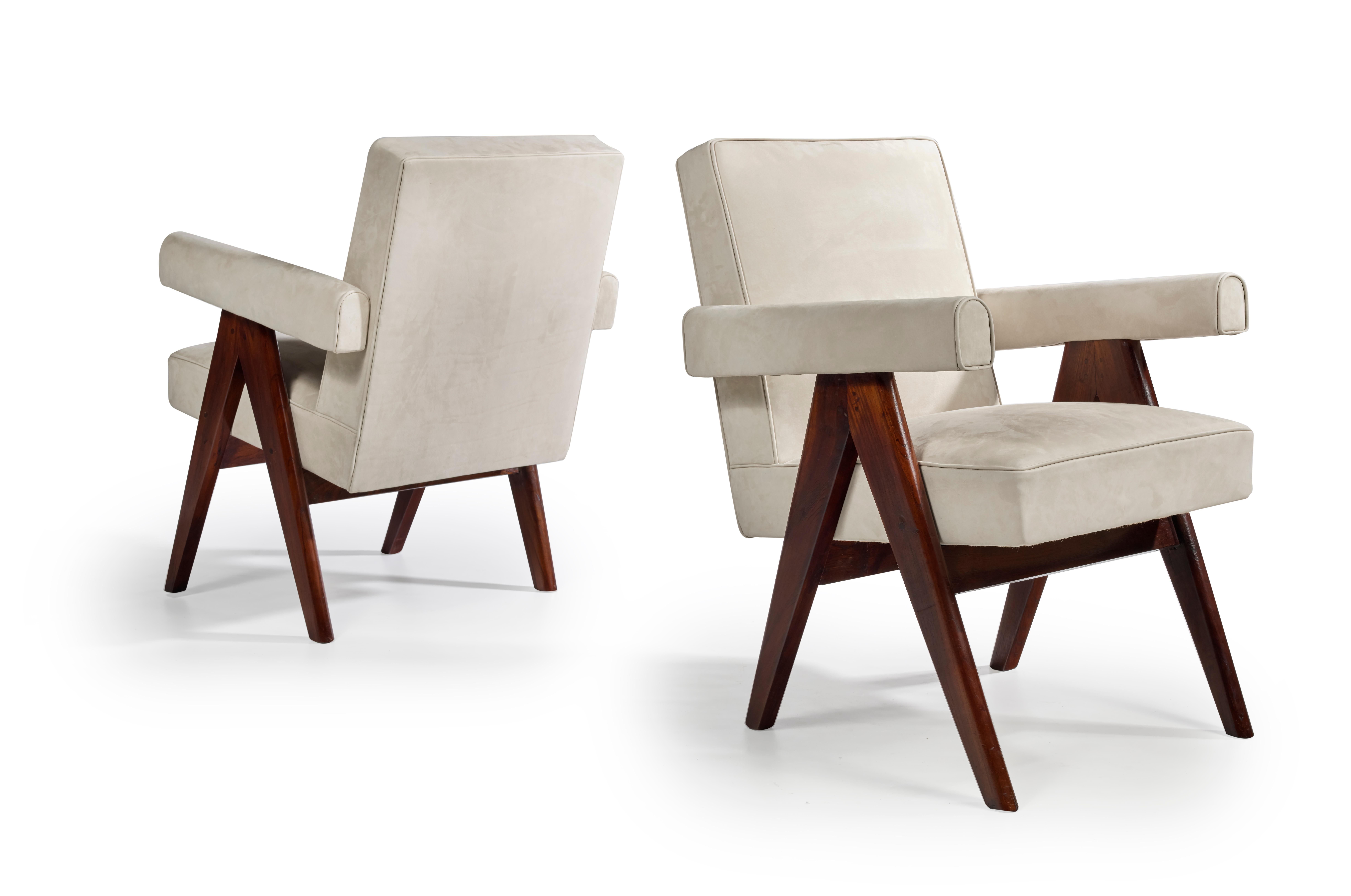 Pierre Jeanneret, PJ-SI-30-D, Sillón de Comité, Chandigarh, C. 1955 mediados del siglo XX en venta