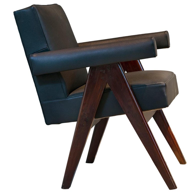 Pierre Jeanneret, PJ-SI-30-D, Committee Armchair, Chandigarh, circa 1955 For Sale