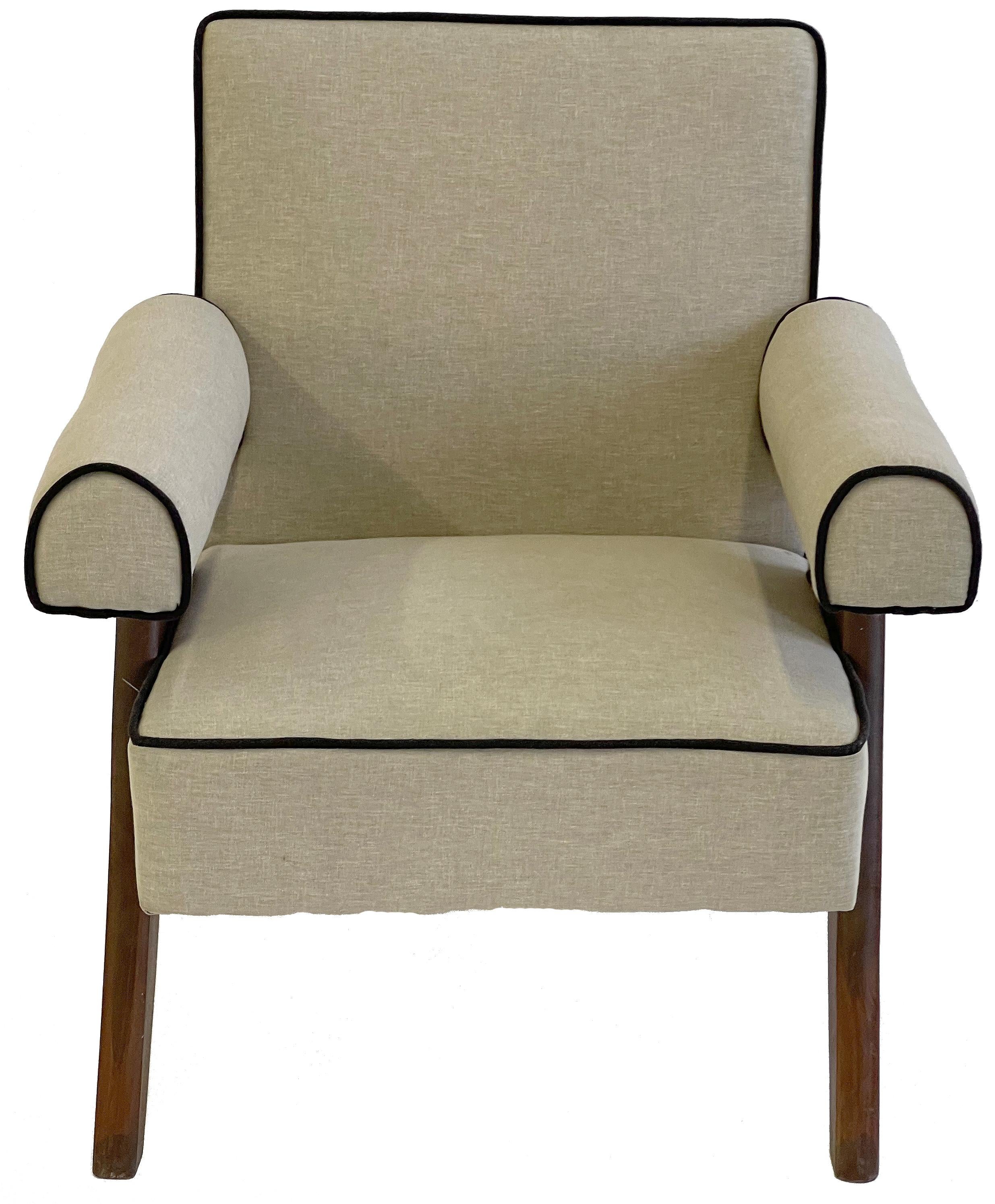 Pierre Jeanneret PJ-SI-32-A Poltrona imbottita Easy in vendita 5