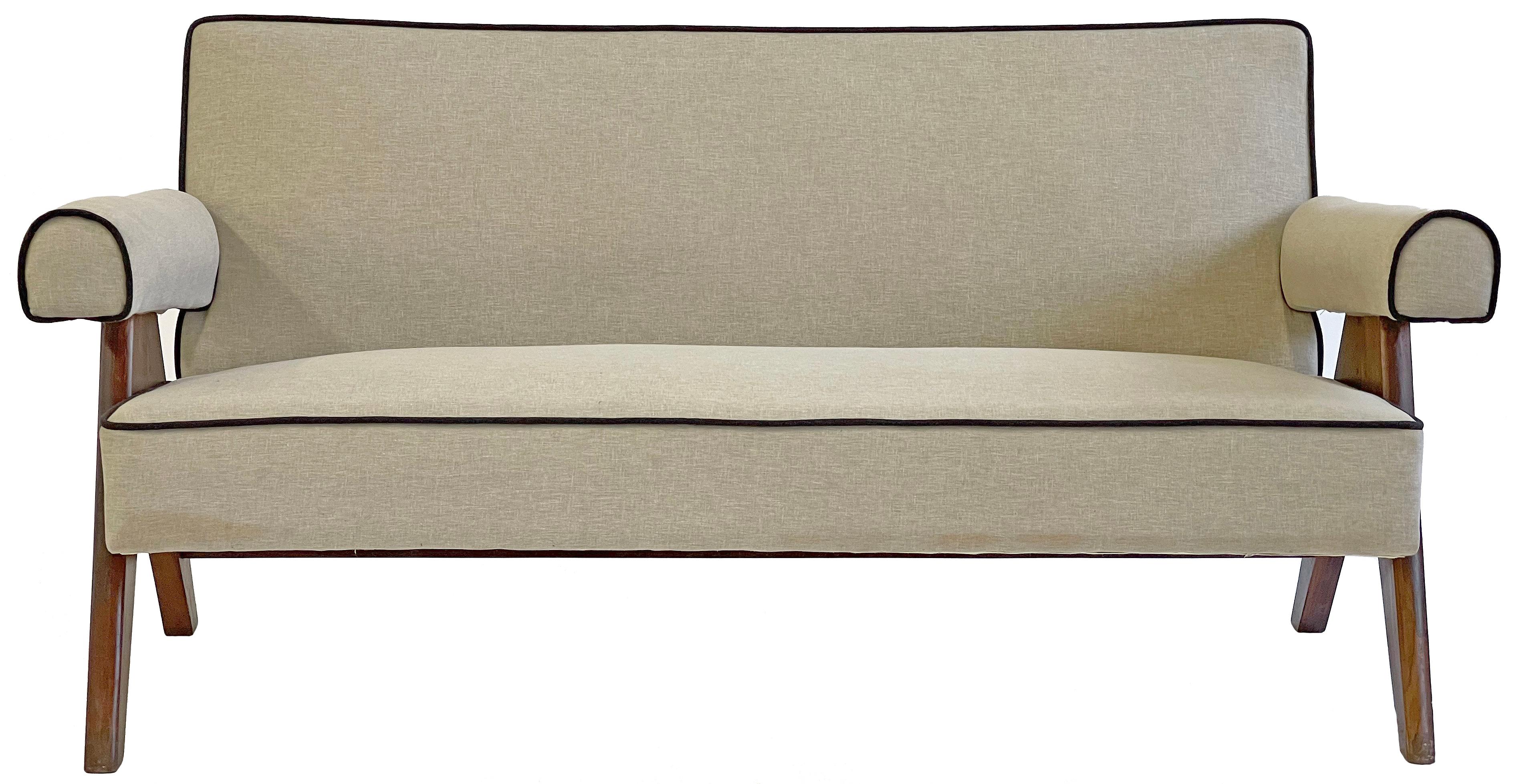 Pierre Jeanneret PJ-SI-32-B Upholstered Sofa 1