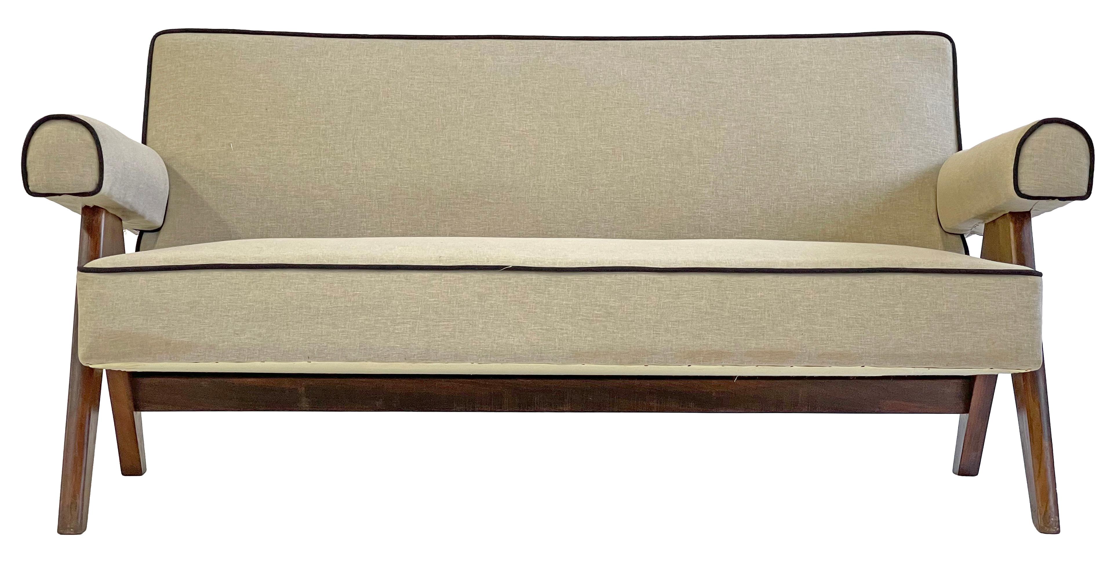 Pierre Jeanneret PJ-SI-32-B Upholstered Sofa 2