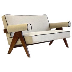 Pierre Jeanneret PJ-SI-32-B Upholstered Sofa