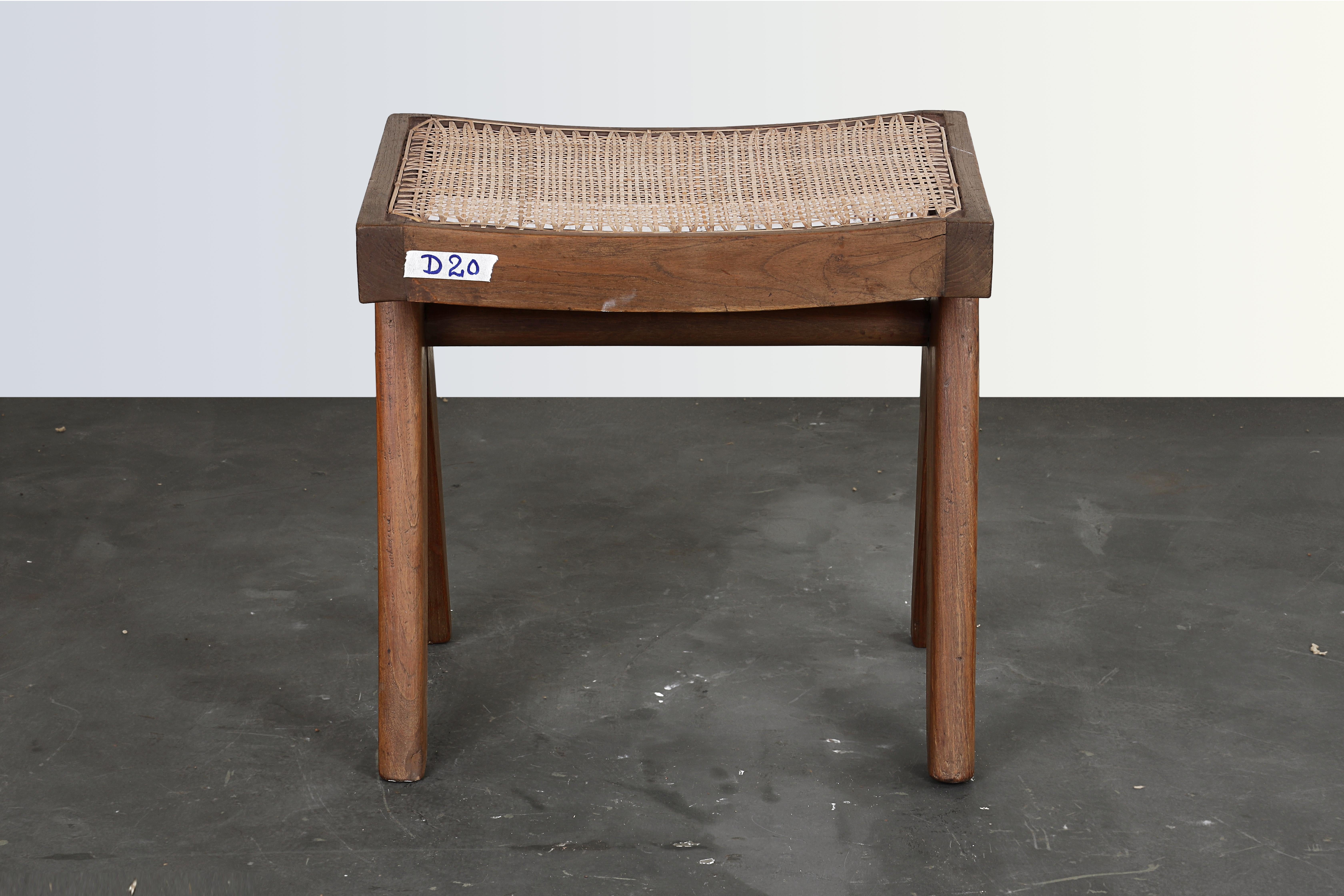 This stool is a fantastic piece, finally it's iconic. It appears so simple and still so precise, where proportions seam to be perfect. Its patinated teak gives that objects a strong character, showing all that traces of age and its uniqueness. It