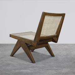 Ensemble de 4 fauteuils Pierre Jeanneret PJ-SI-35-A / Authentique style « Mid-Century Modern »