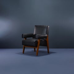 Le Corbusier, Pierre Jeanneret LC/PJ-SI-41-A Pair of Advocate Chairs / Authentic