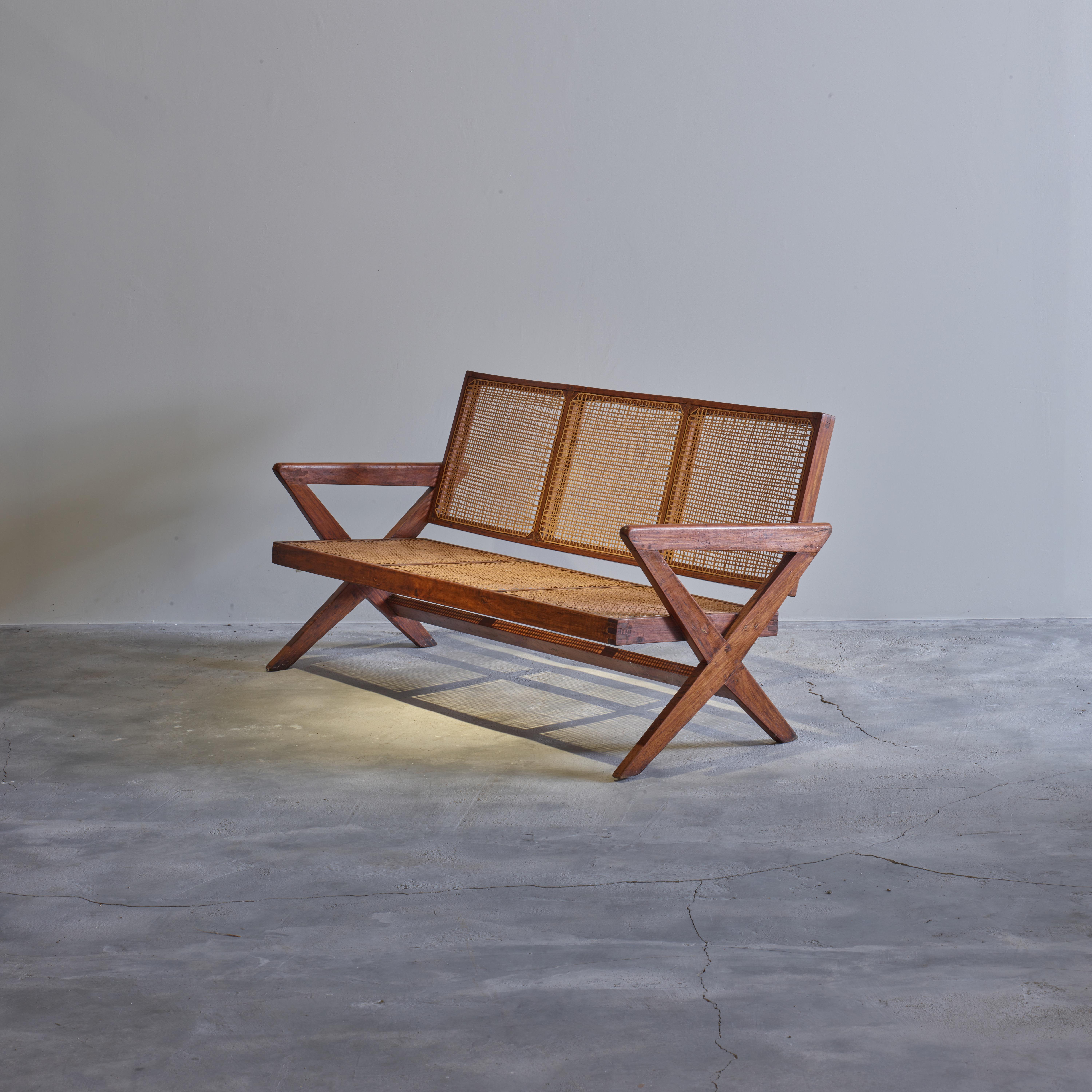 Pierre Jeanneret PJ-SI-45-A / B SET / Authentique Mid-Century Modern en vente 3