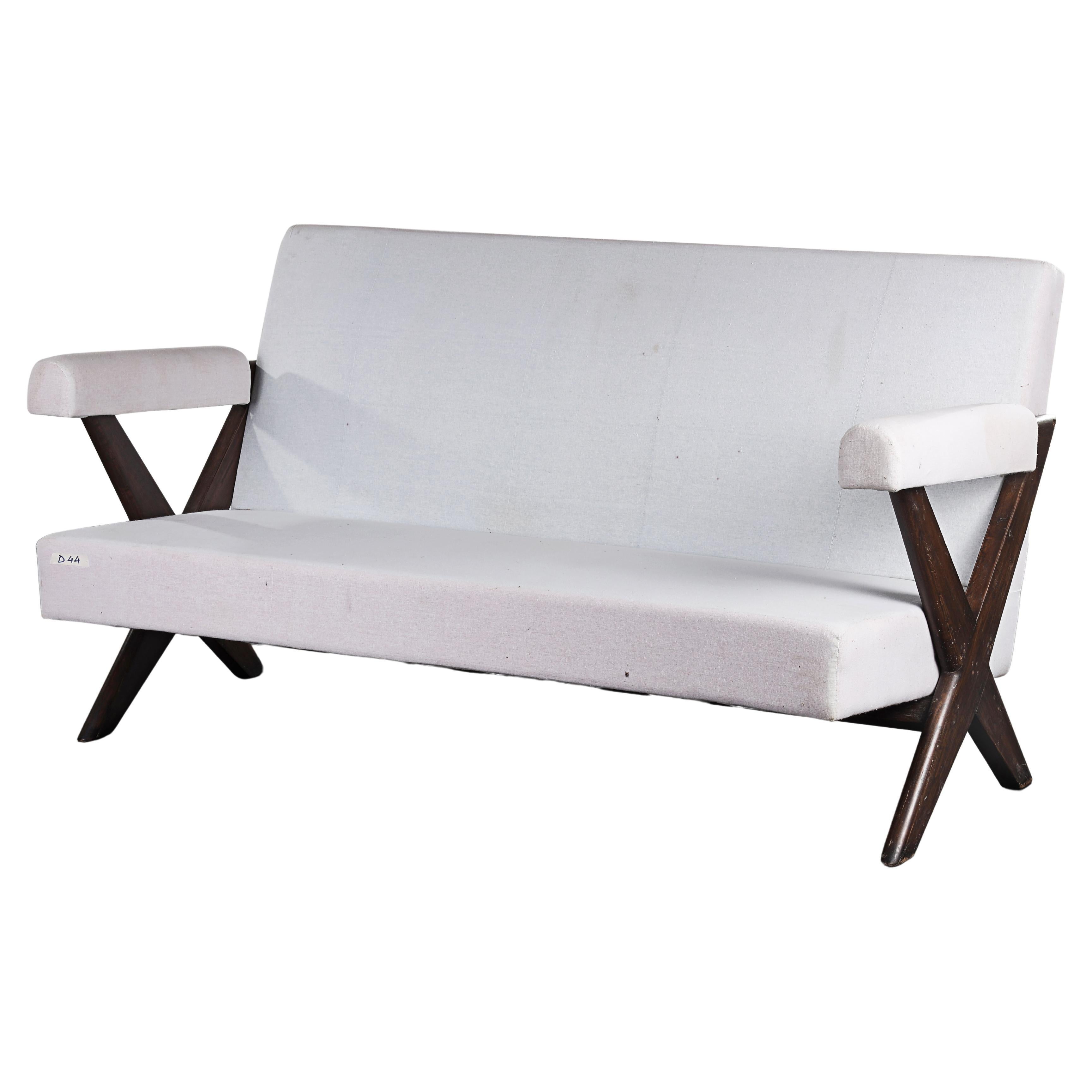 Pierre Jeanneret PJ-SI-48-B Sofa / Authentisches Mid-Century Modern