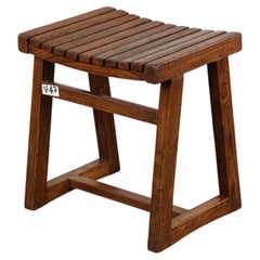 Pierre Jeanneret PJ-SI-55-A Stool / Authentic Mid-Century Modern Chandigarh