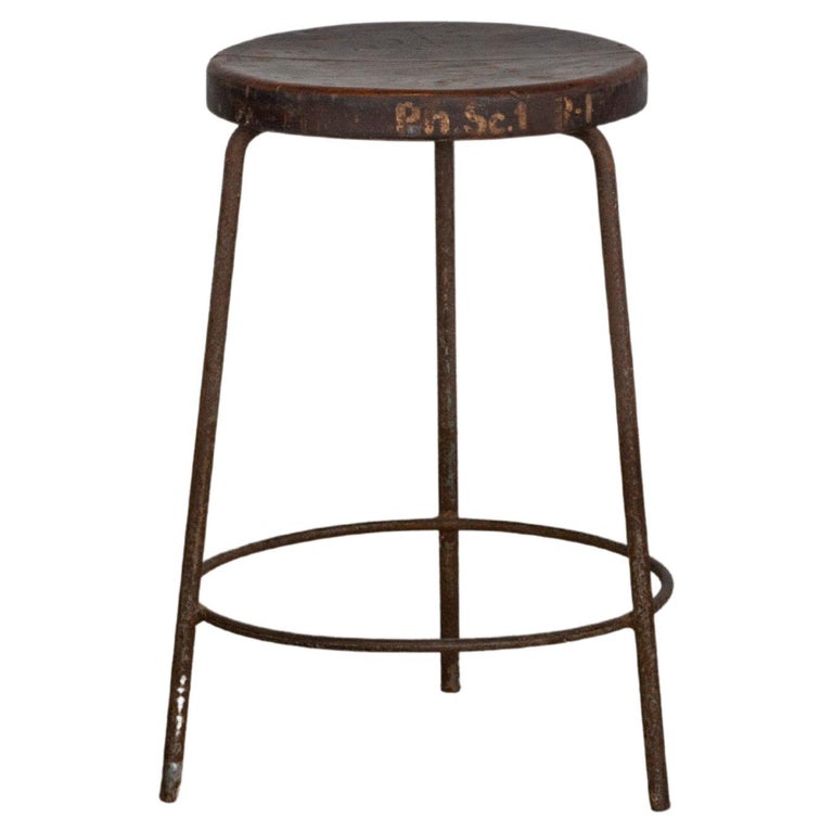Pierre Jeanneret PJ-SI-57-A Stool / Authentic Mid-Century Modern Chandigarh For Sale