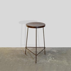 Pierre Jeanneret PJ-SI-58-A Stool / Authentic Mid-Century Modern Chandigarh